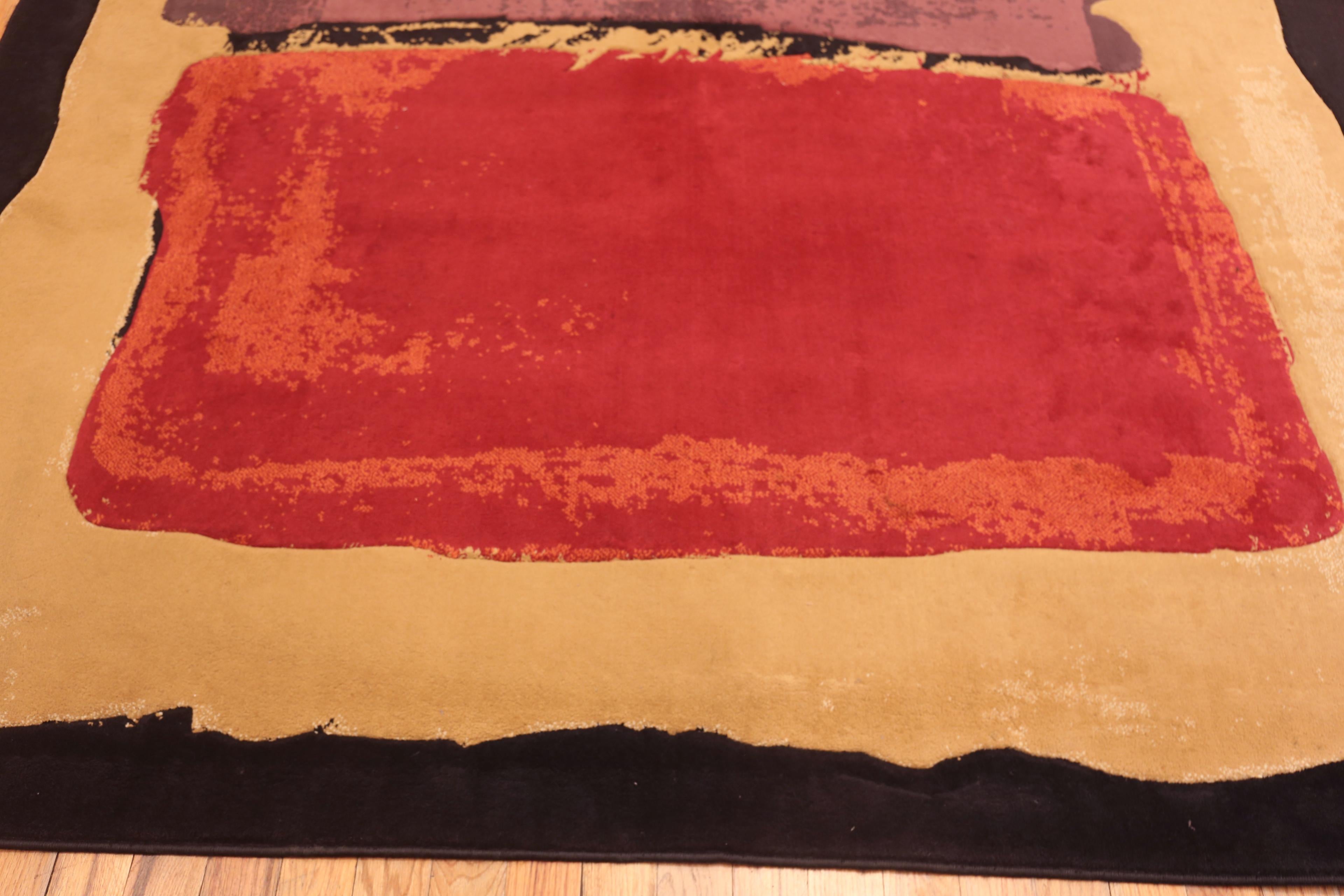 Nazmiyal Collection nach Andy Warhol Vintage Teppich 7 ft 9 in x 10 ft 9 in im Angebot 4