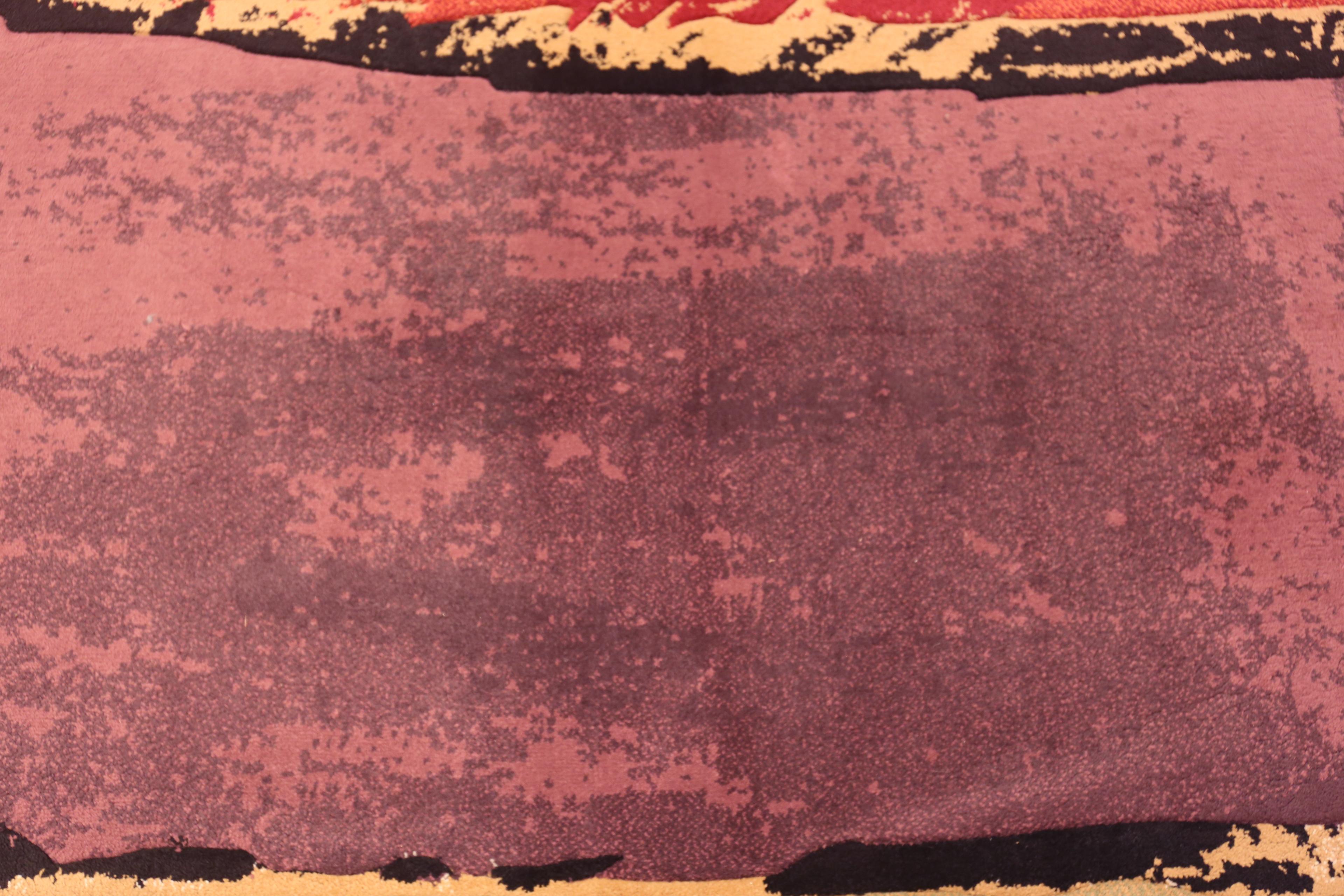 Nazmiyal Collection nach Andy Warhol Vintage Teppich 7 ft 9 in x 10 ft 9 in im Zustand „Gut“ im Angebot in New York, NY