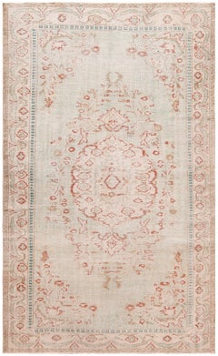 Nazmiyal Collection Antique 1920's Turkish Ghiordes Knot Wool Rug 5'9" x 9'5"