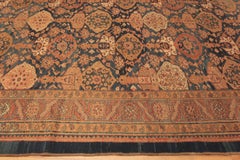 Antique Abrash Persian Bakshaish Rug. 9 ft 10 in x 14 ft 10