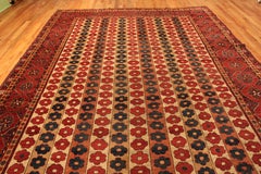 Antique Afghan Beshir Ersari Rug. 10 ft 6 in x 14 ft 6 in