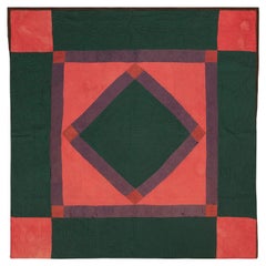 Nazmiyal Collection Antique American Amish Textile 5 ft 10 in x 6 ft