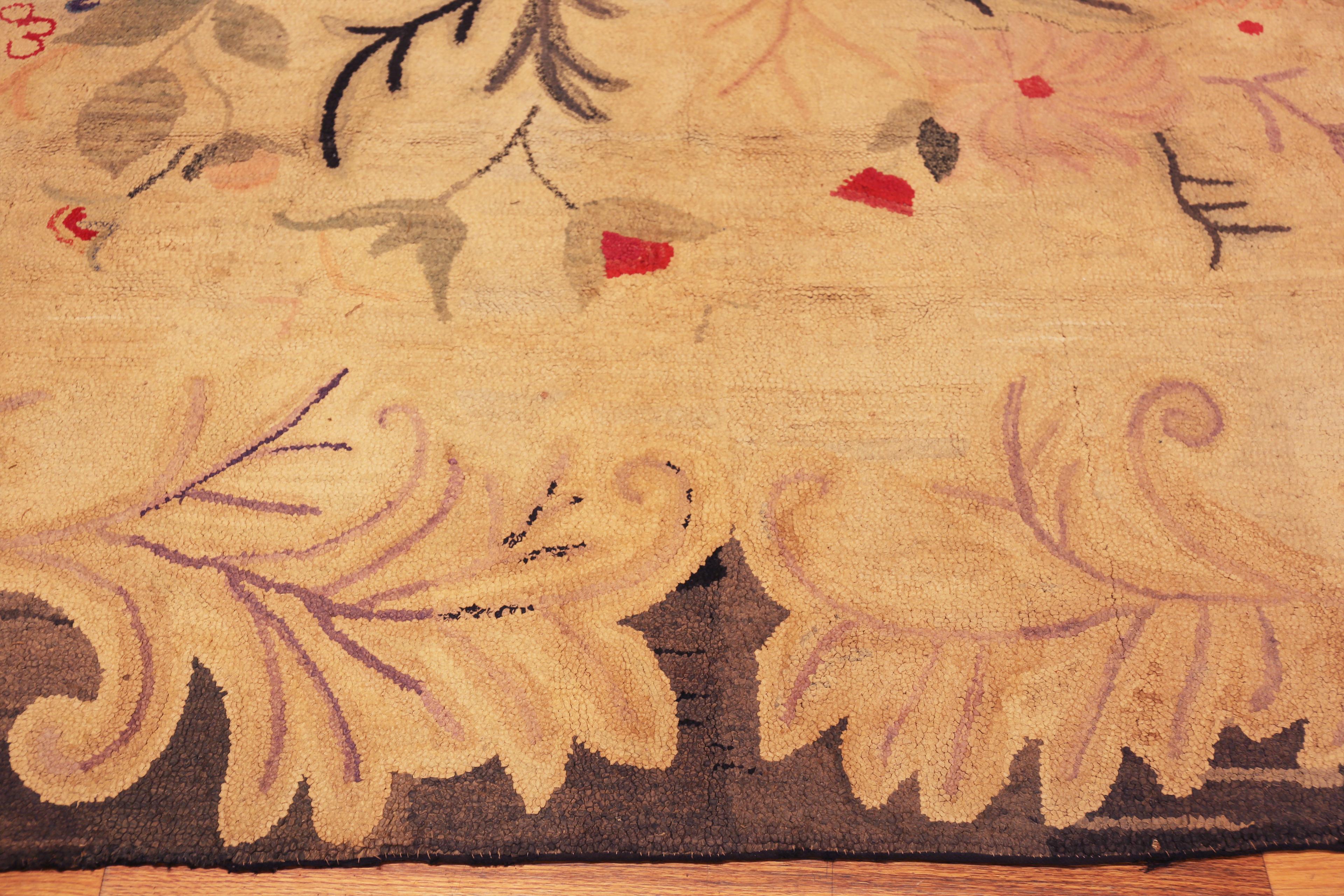 Annodato a mano Tappeto Nazmiyal Collection Antique American 8 ft 8 in x 12 ft in vendita