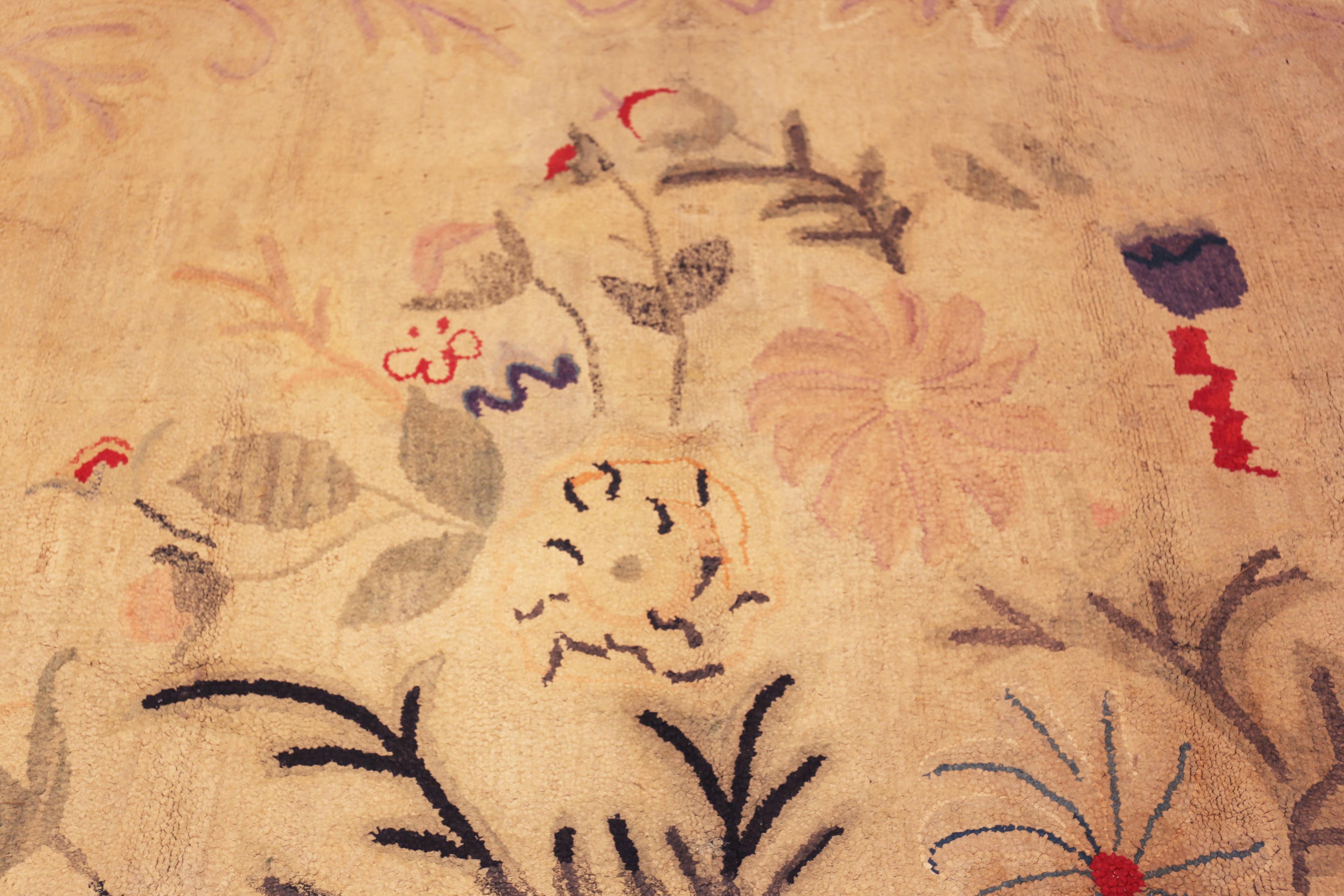 Tappeto Nazmiyal Collection Antique American 8 ft 8 in x 12 ft In condizioni buone in vendita a New York, NY