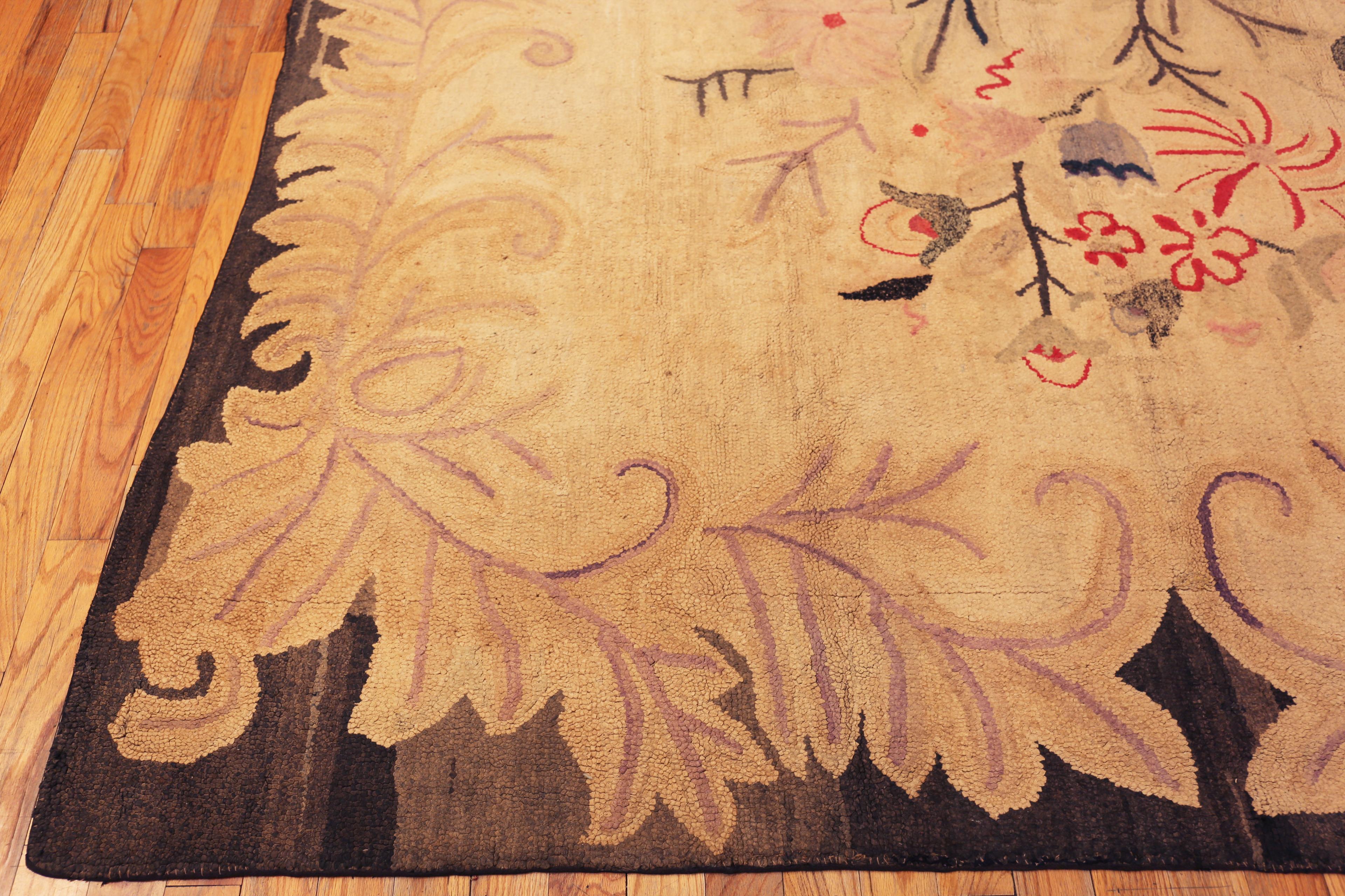 XX secolo Tappeto Nazmiyal Collection Antique American 8 ft 8 in x 12 ft in vendita