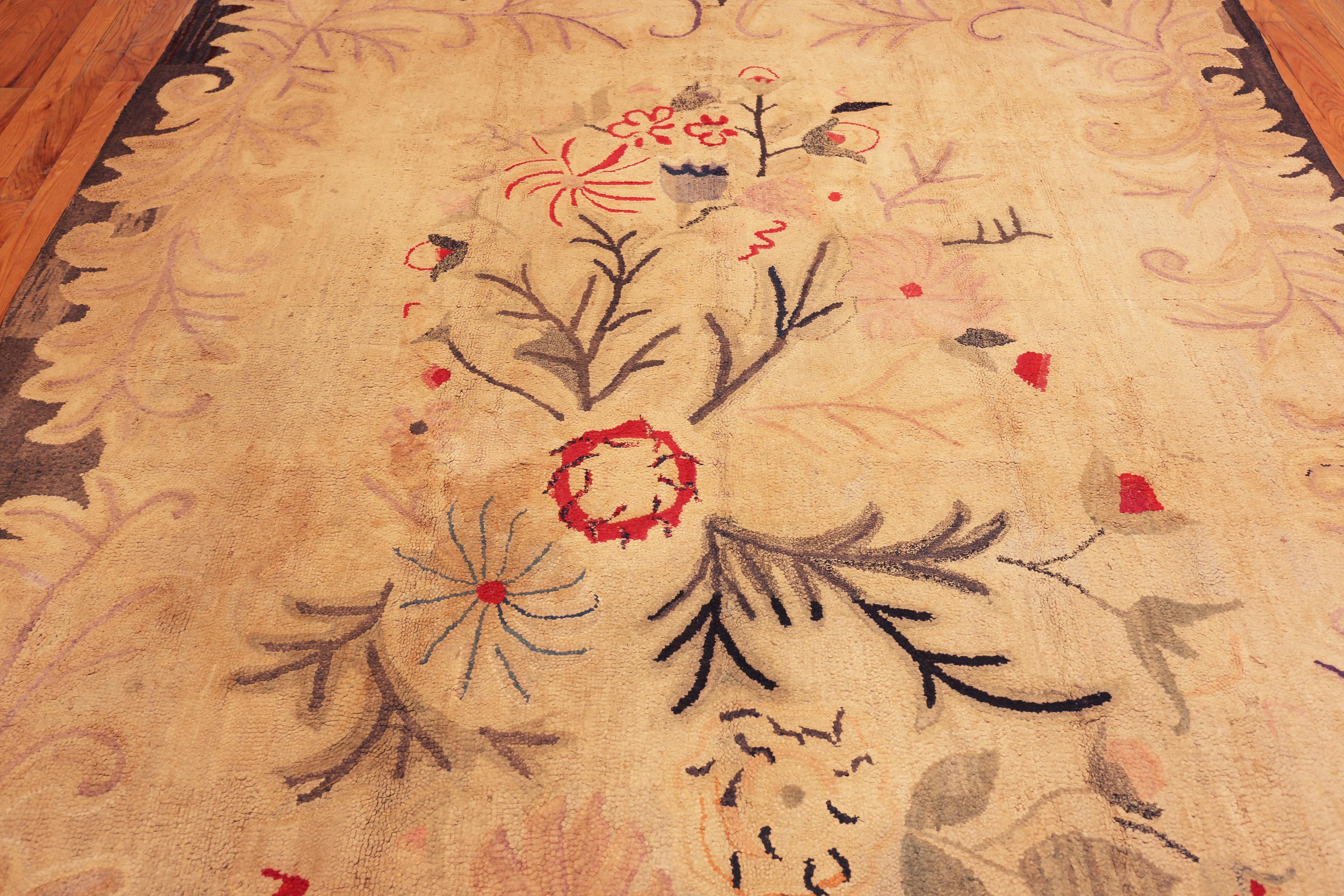 Tappeto Nazmiyal Collection Antique American 8 ft 8 in x 12 ft in vendita 1