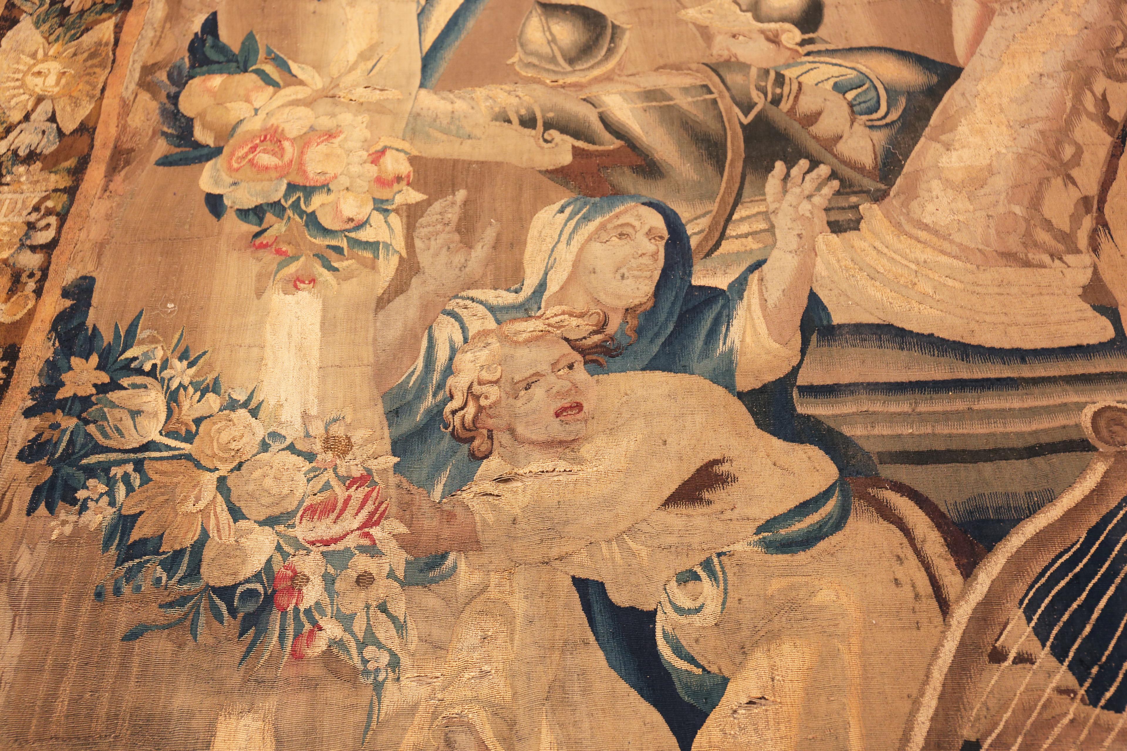 Hand-Knotted Nazmiyal Collection Antique Biblical Tapestry 9 ft 5 in x 11 ft 3 in For Sale