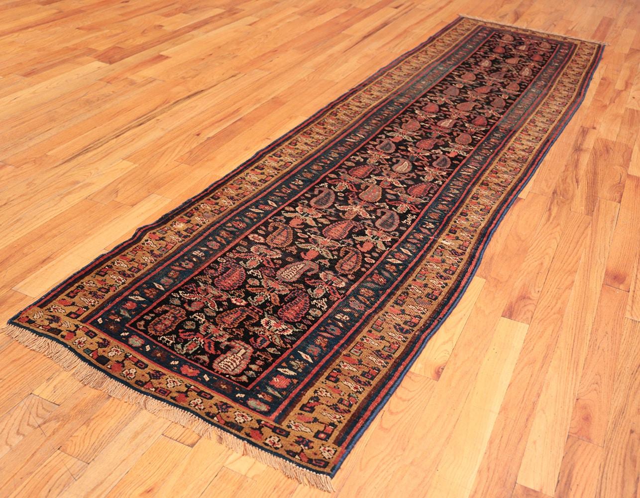 Antique Bidjar Persian Runner. Size: 3' 2