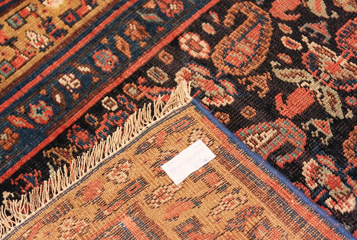 Wool Antique Bidjar Persian Runner. Size: 3' 2