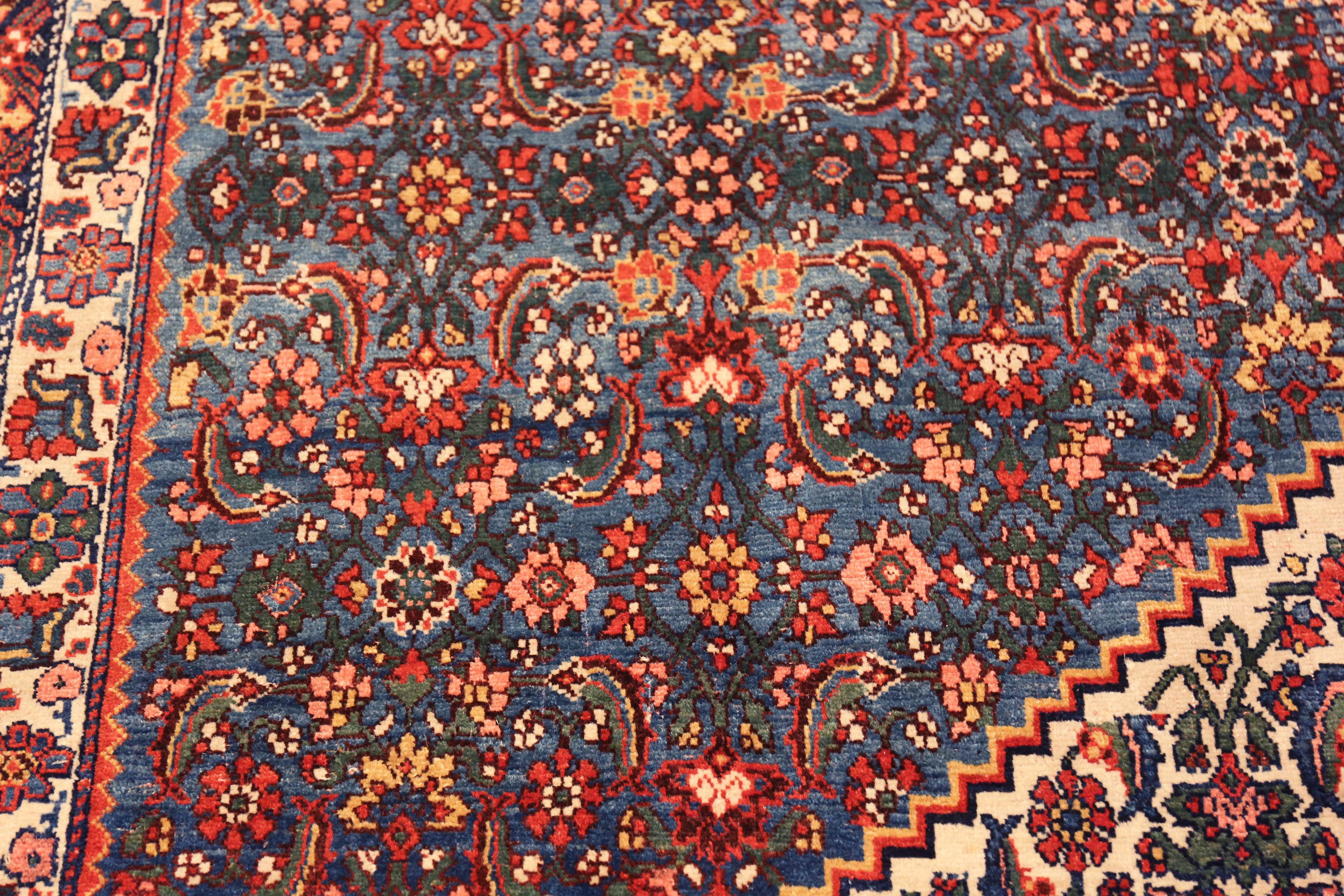 Nazmiyal Collection Antike Bidjar Teppich 9 ft 4 in x 14 ft 6 in (Wolle) im Angebot