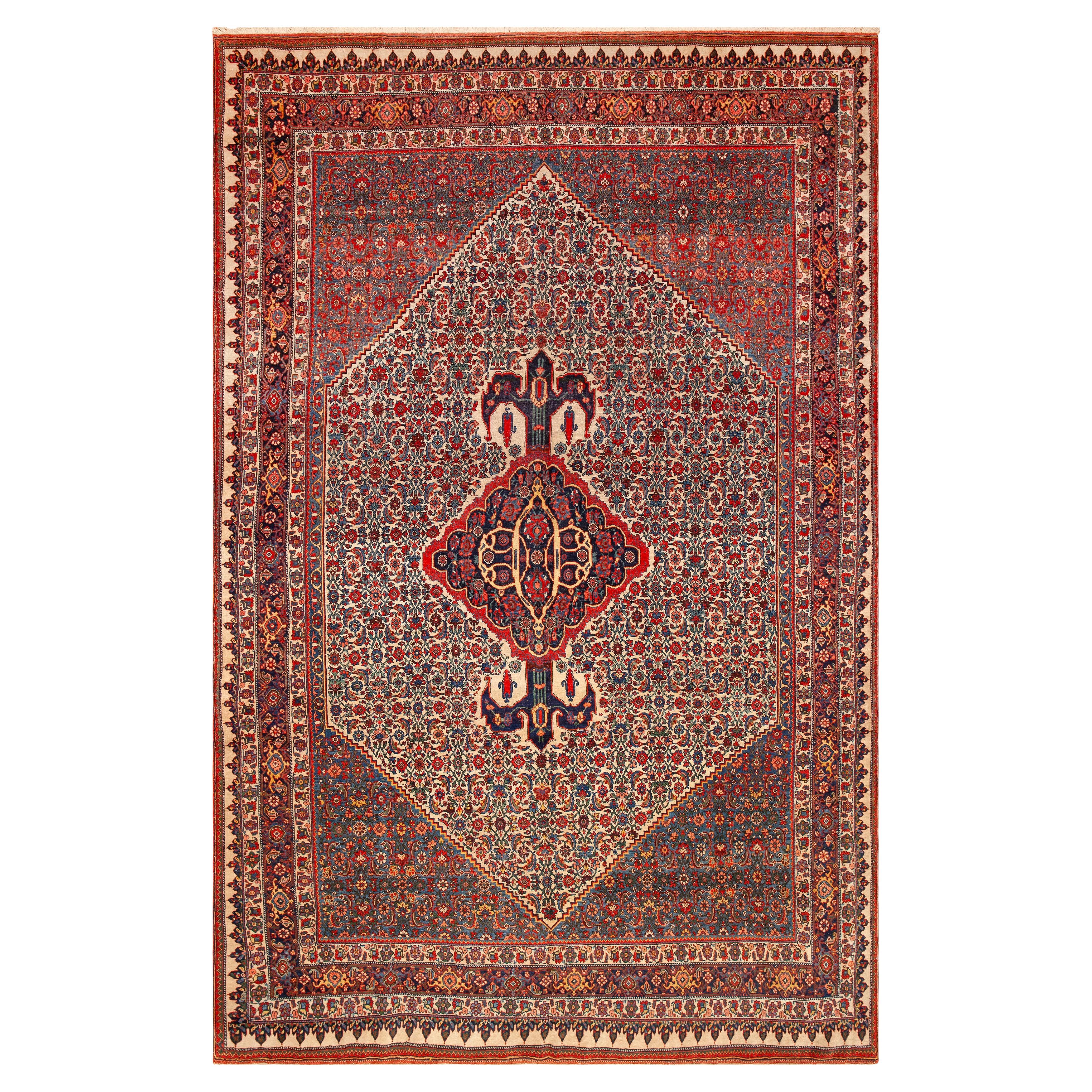 Nazmiyal Collection Antike Bidjar Teppich 9 ft 4 in x 14 ft 6 in