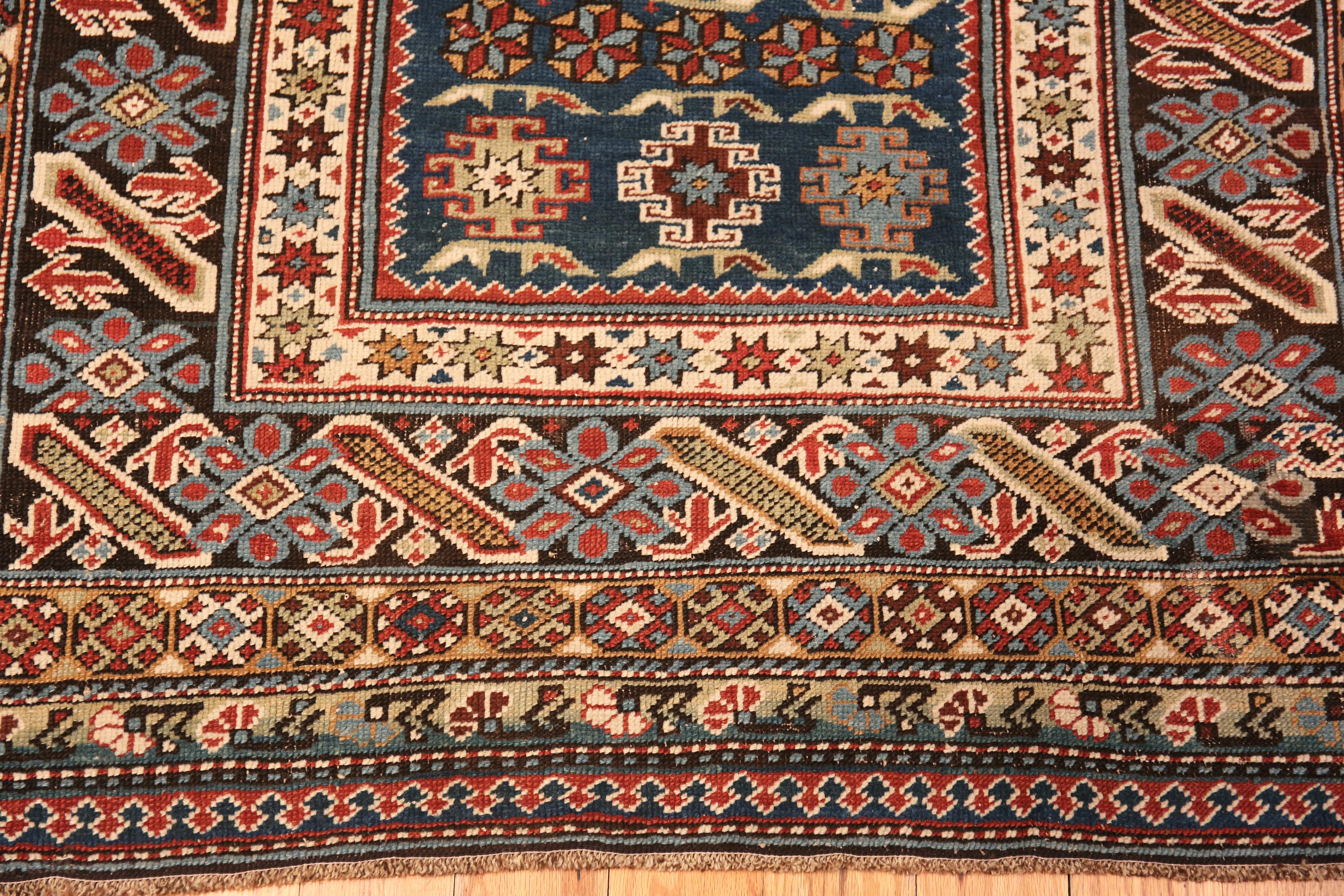 Tribal Antique Caucasian Chi Chi Rug. 4 ft x 6 ft 1 in For Sale