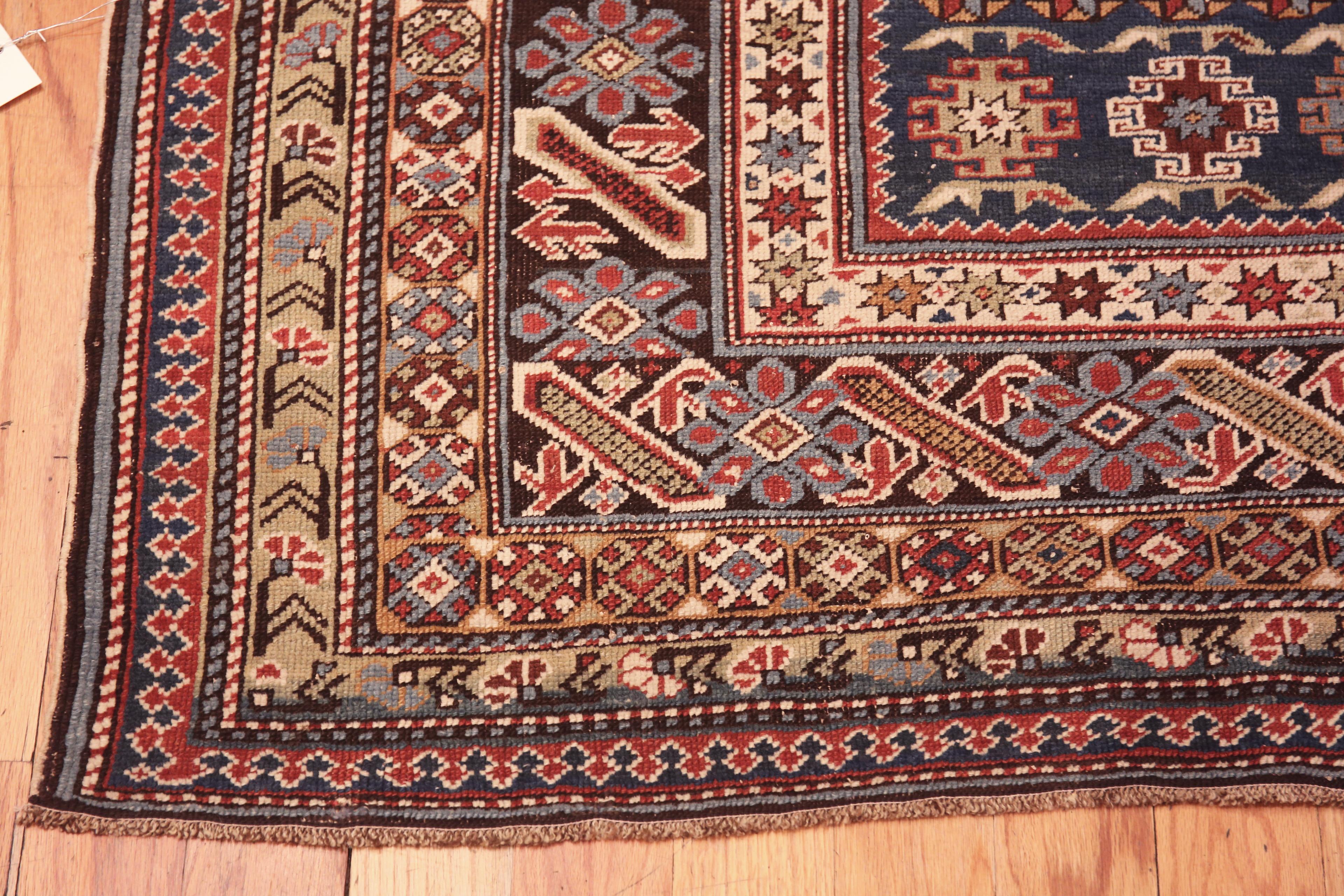 Antique Caucasian Chi Chi Rug. 4 ft x 6 ft 1 in In Good Condition For Sale In New York, NY