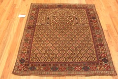 Antique Caucasian Dagestan Prayer Rug. Size: 5 ft x 4 ft 5in