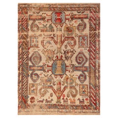 Nazmiyal Collection Antique Caucasian Dagestan Rug 3ft 7in x 4ft 9in