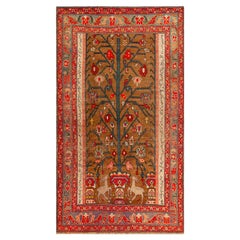 Nazmiyal Collection Antique Caucasian Karabagh Rug 4 ft 8 in x 8 ft 2 in