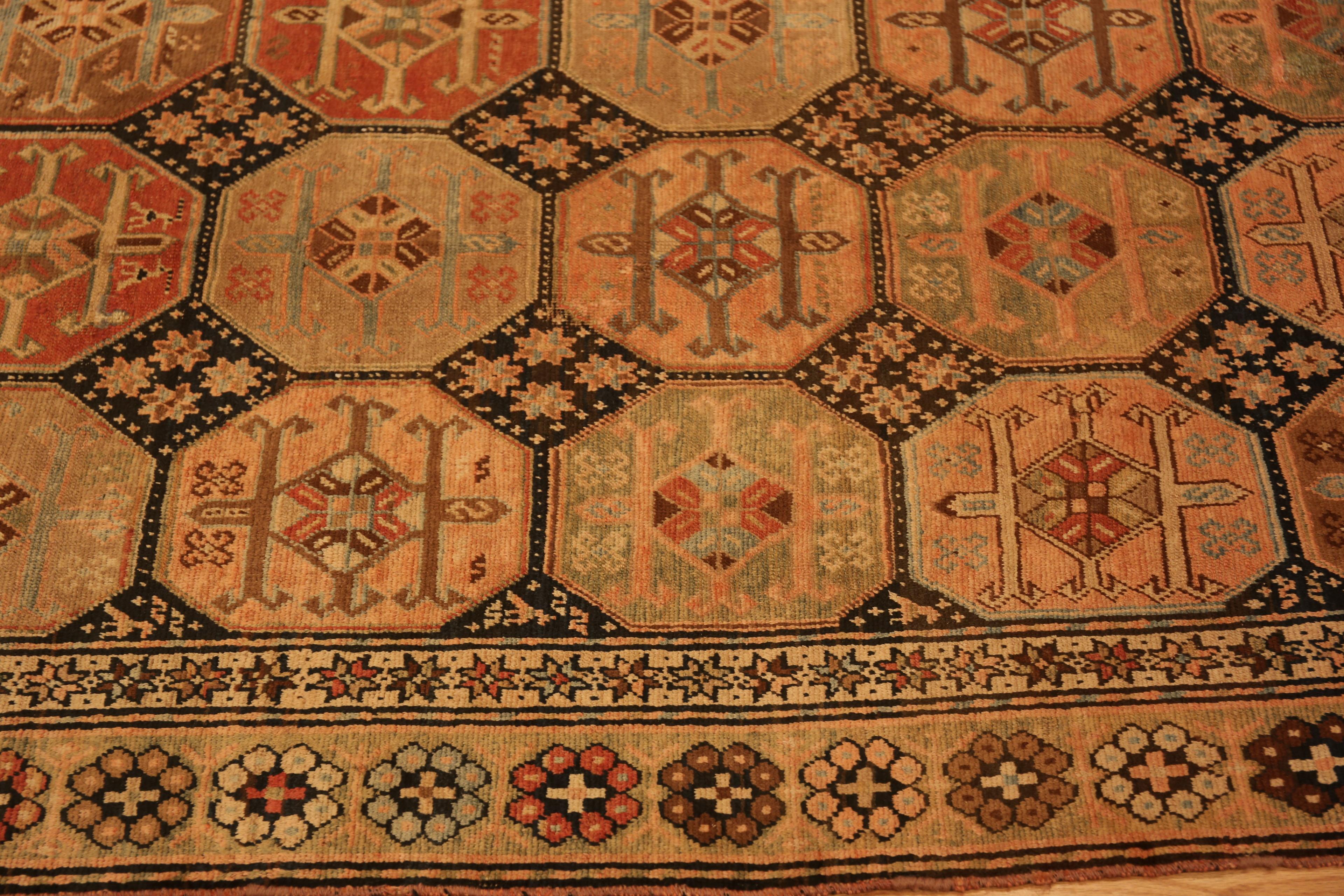 Tribal Nazmiyal Collection Antique Caucasian Karabagh Runner. 4 ft 1 in x 11 ft 7 in