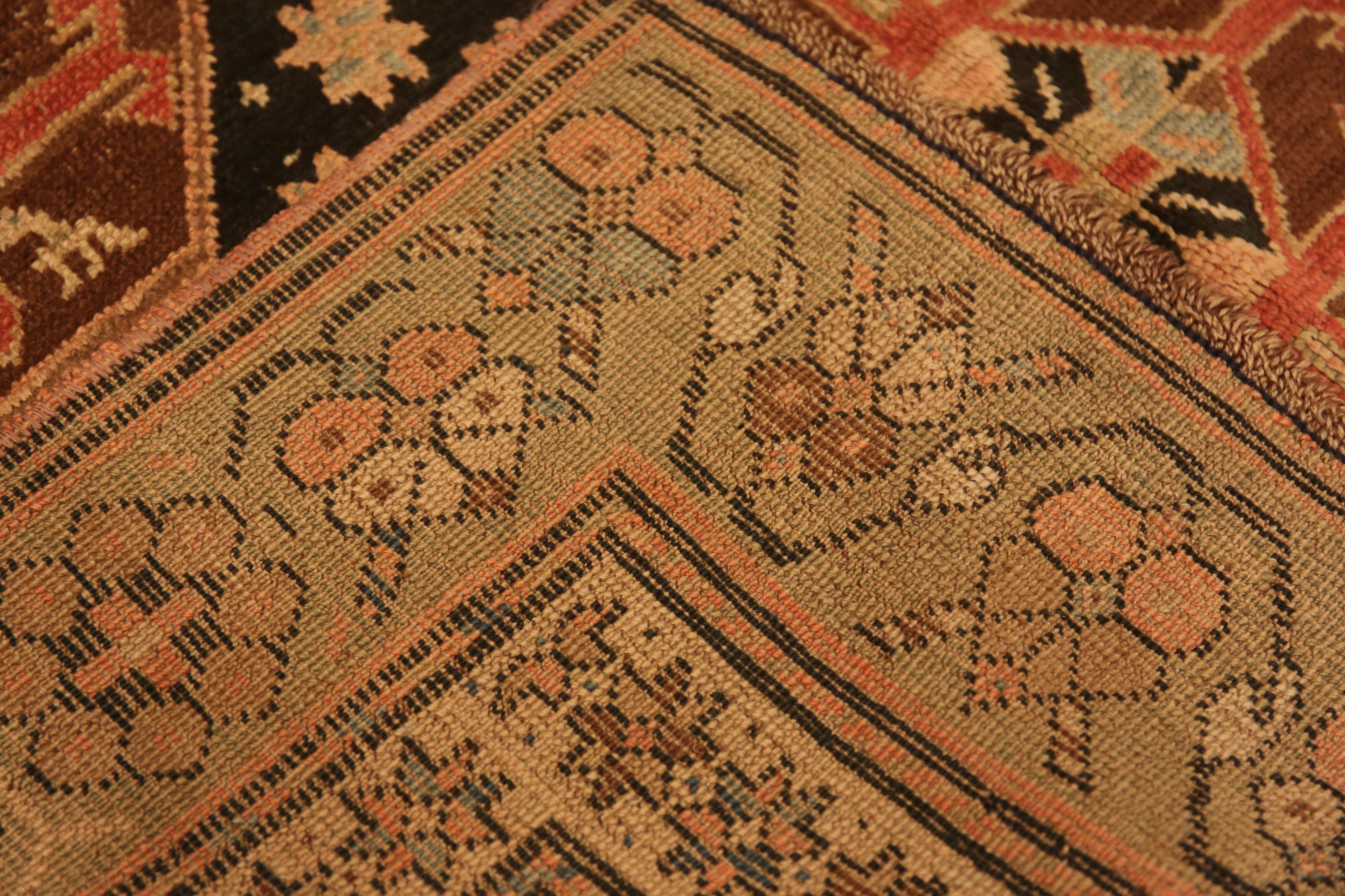 Nazmiyal Collection Antique Caucasian Karabagh Runner. 4 ft 1 in x 11 ft 7 in 2