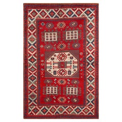 Nazmiyal Collection Antique Caucasian Kazak Rug 5 ft x 7 ft 7 in