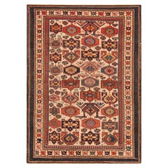 Nazmiyal Collection Antique Caucasian Kuba Rug. 3 ft 7 in x 4 ft 10 in 