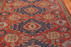 Nazmiyal Collection Antique Caucasian Soumak Allover Rug 8ft 3in x 10ft 3in