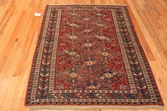Antique Caucasian Soumak Rug. 5 ft x 6 ft 3 in