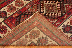 Nazmiyal Collection Antique Caucasian Talish Rug 3 ft 10 in x 8 ft 10 in