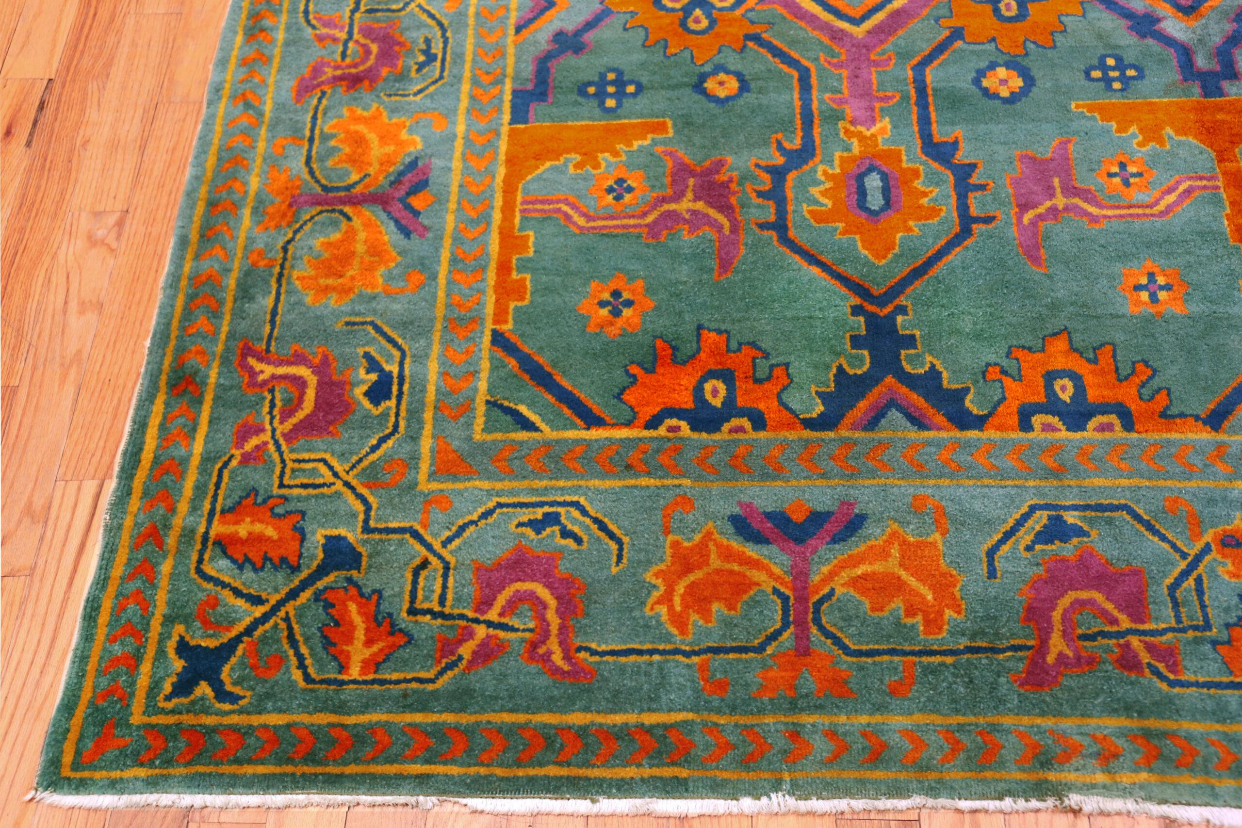 Art déco Collection Nazmiyal Collection Antique Chinese Deco Tapis 9 ft x 11 ft 8 in en vente