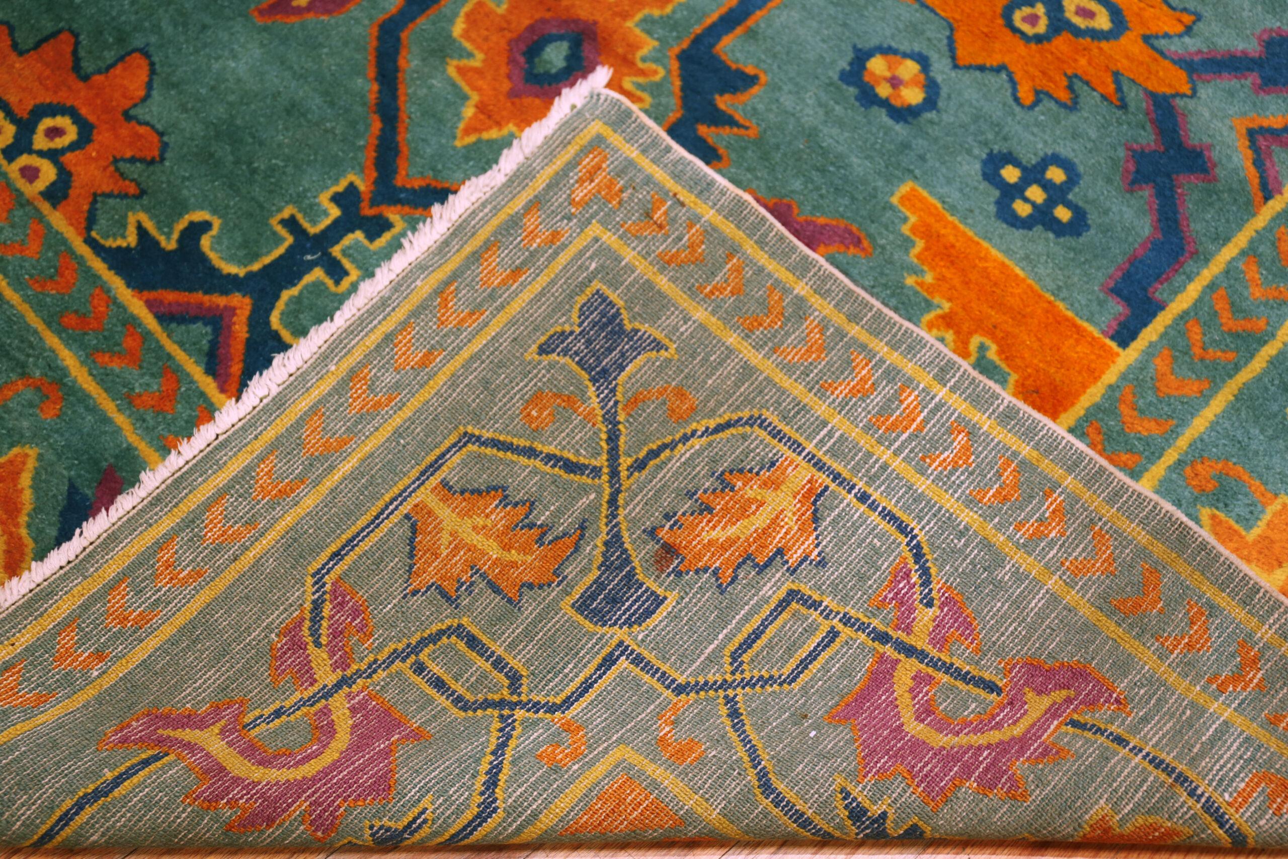 Chinois Collection Nazmiyal Collection Antique Chinese Deco Tapis 9 ft x 11 ft 8 in en vente