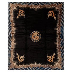 Nazmiyal Collection Antique Chinese Peking Rug 11 ft 10 in x 14 ft 6 in