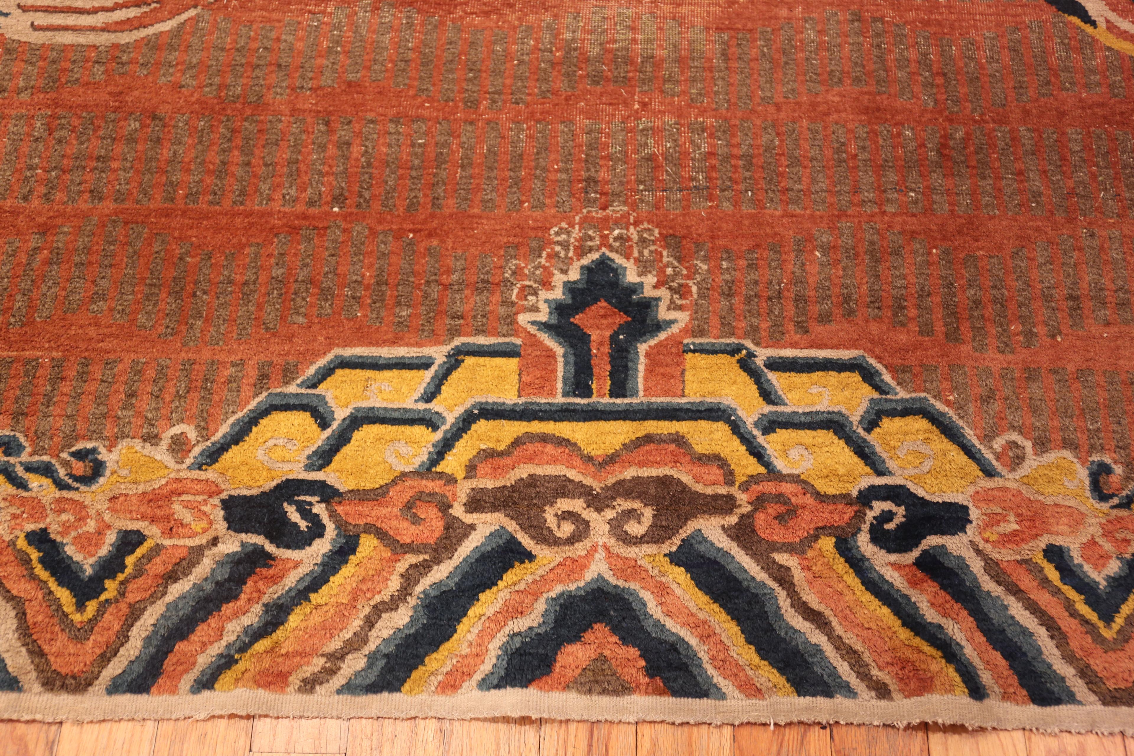 Collection Nazmiyal Collection Antique Chinese Rug 8 ft 10 in x 13 ft 4 in en vente 2