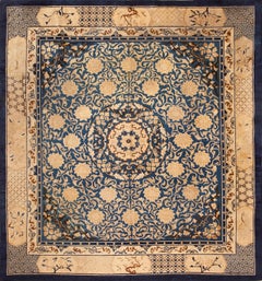 Nazmiyal Collection Antique Chinese Rug 9 ft x 9 ft 5 in