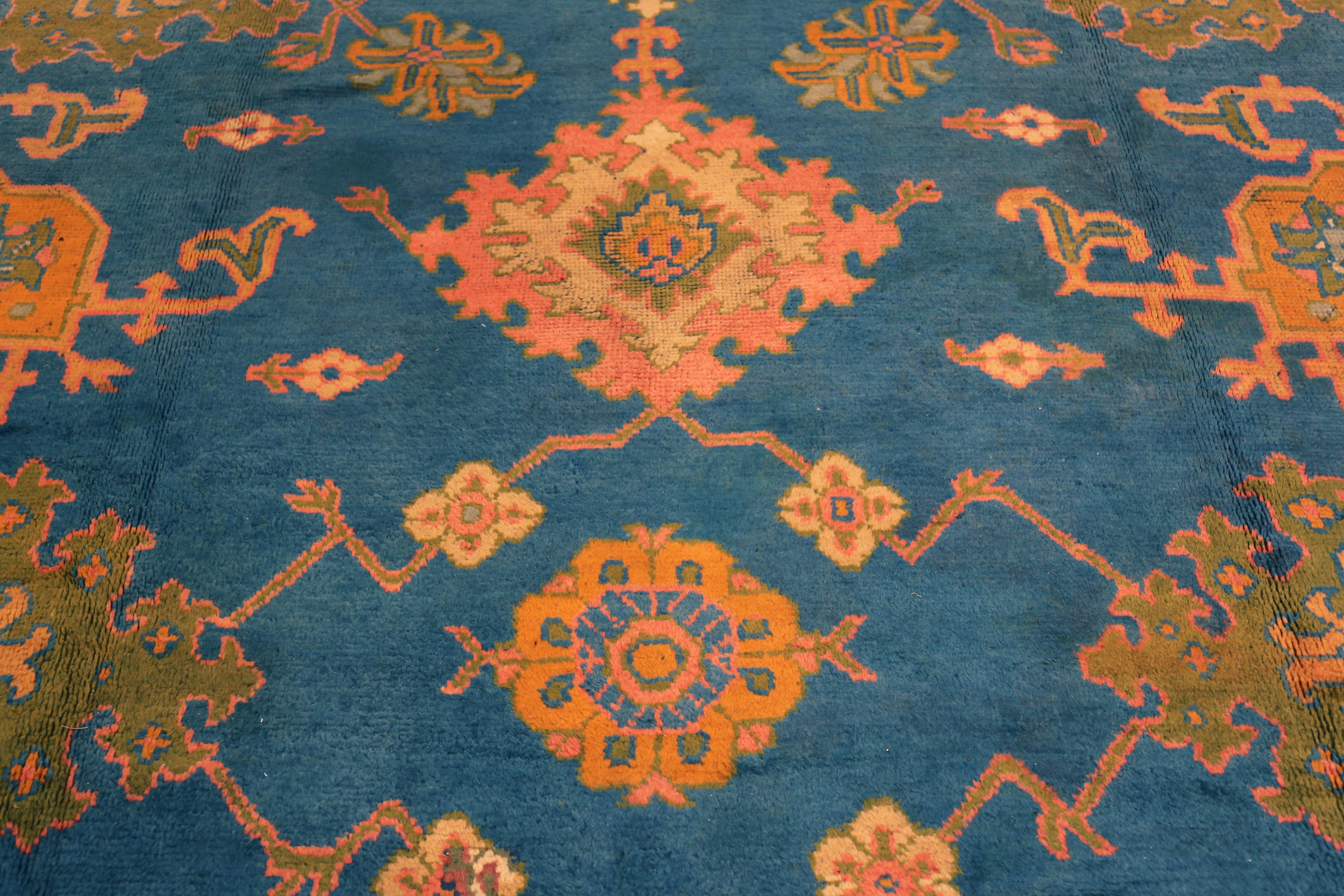 Nazmiyal Collection Antike Donegal Irish Rug 11 ft 10 in x 15 ft 9 in (Handgeknüpft) im Angebot