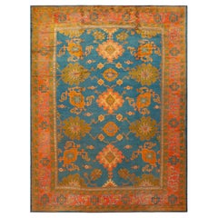 Nazmiyal Collection Vintage Donegal Irish Rug 11 ft 10 in x 15 ft 9 in