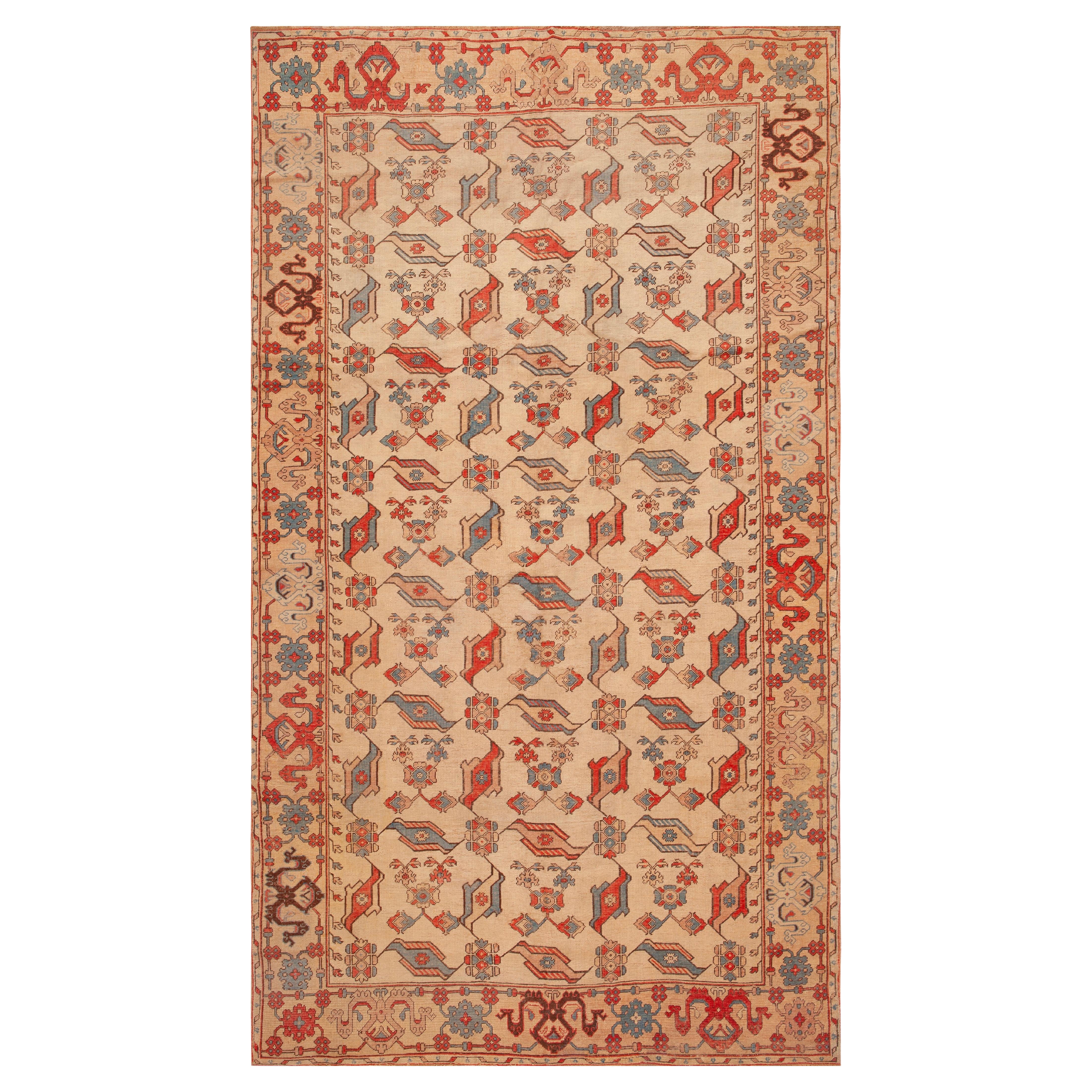 Nazmiyal Collection Antique Early Transylvanian Birds Pattern Rug im Angebot