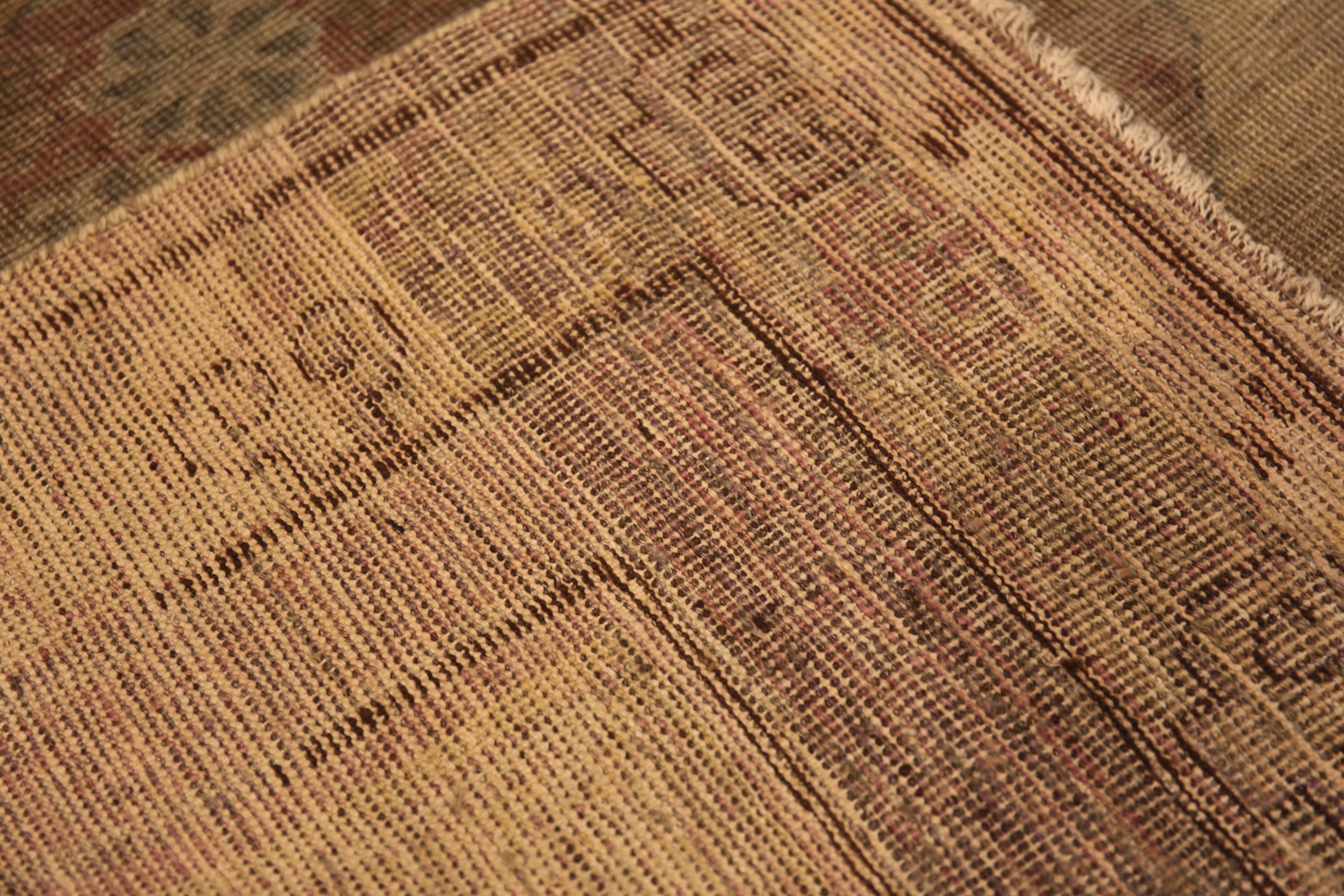 Wool Antique East Turkestan Khotan Rug. 4 ft 2 in x 8 ft 4 in For Sale