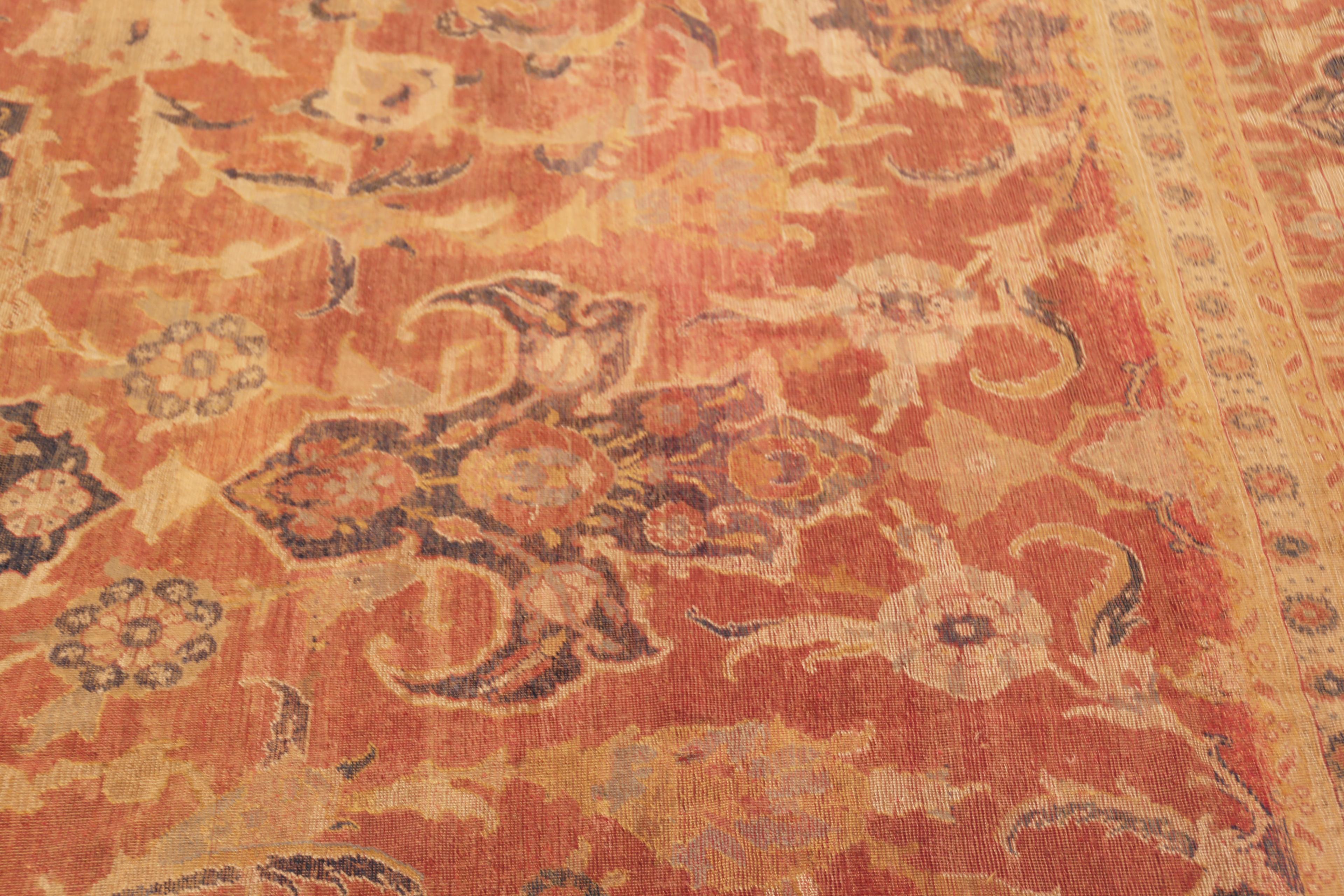 Fino al XVIII secolo Tappeto Nazmiyal Collection Antique Egyptian 15 ft 2 in x 17 ft 6 in in vendita