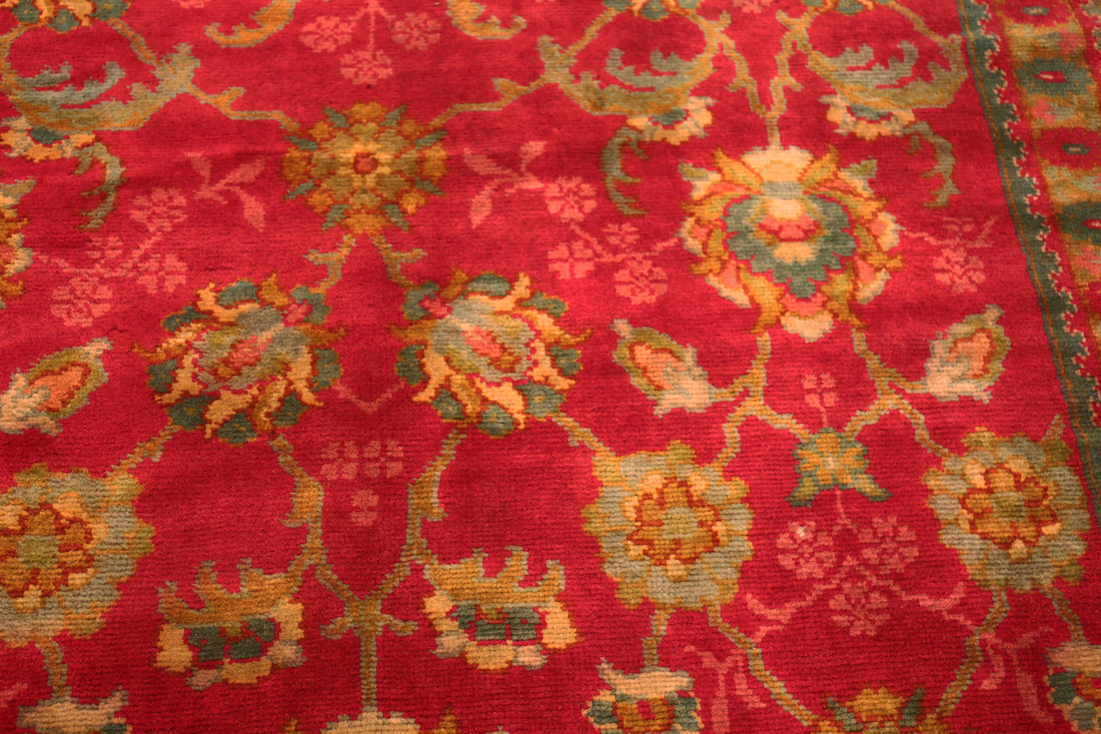 Tappeto antico inglese Collection'S 9 ft x 12 ft in vendita 2