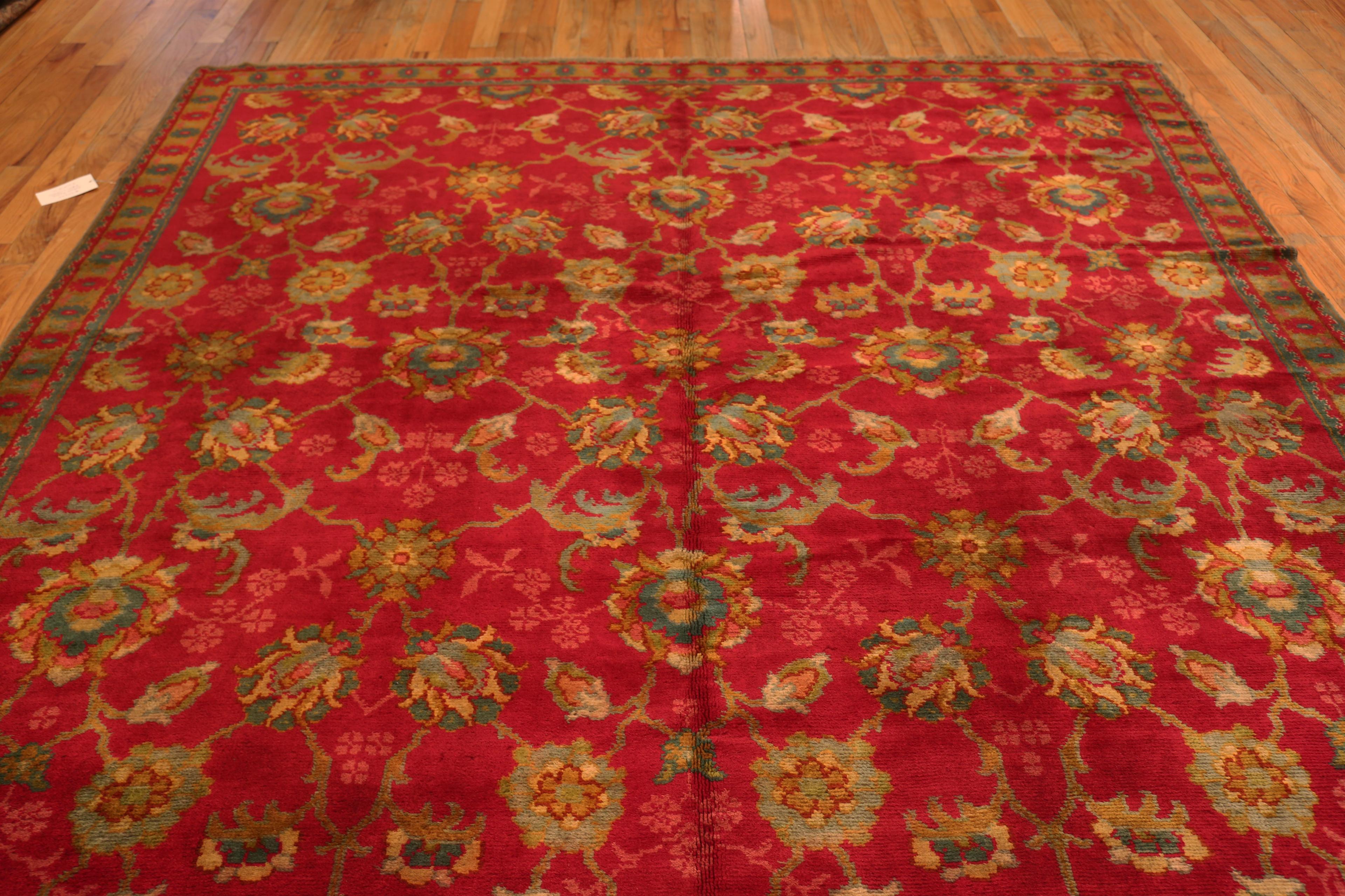 Tappeto antico inglese Collection'S 9 ft x 12 ft in vendita 1