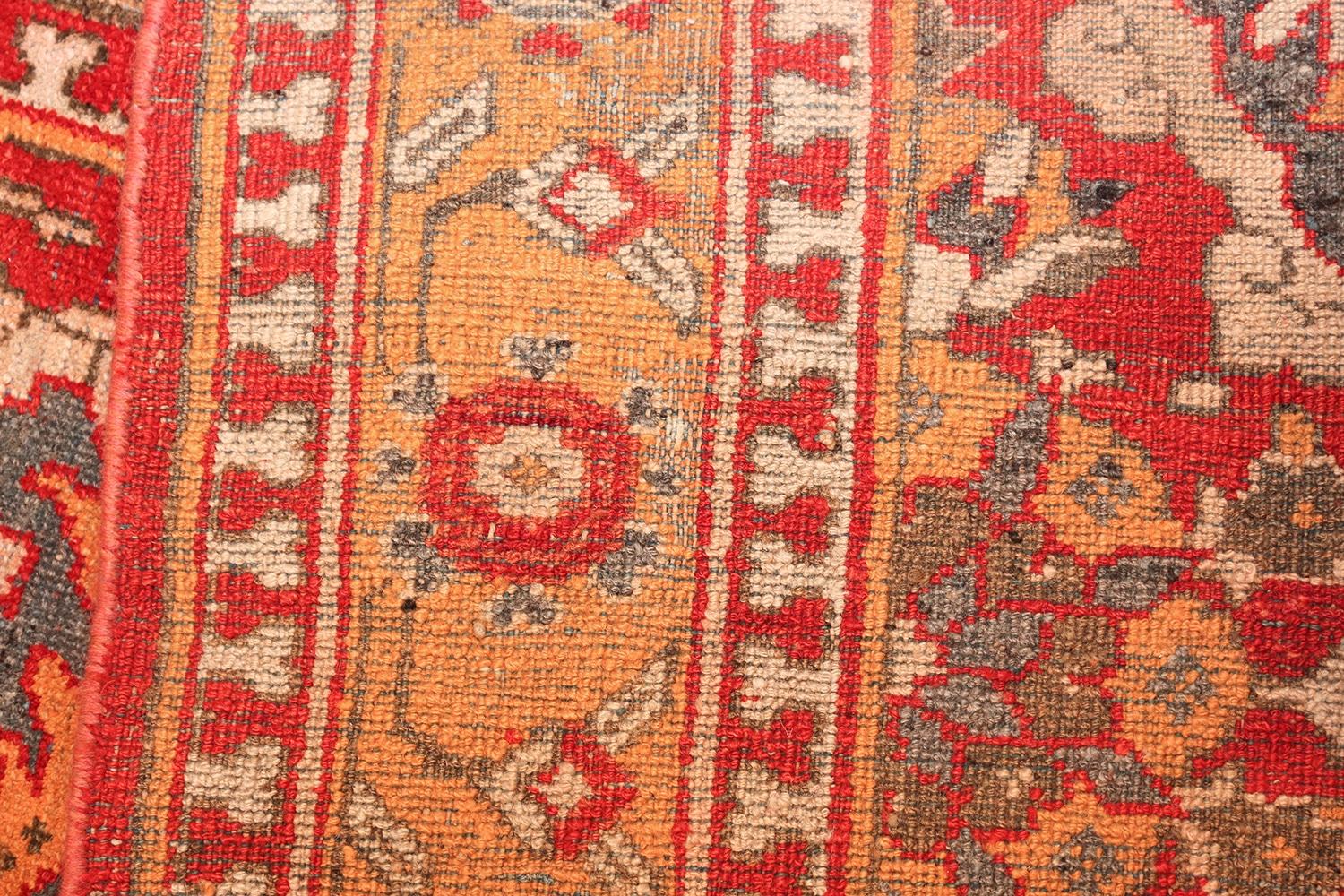 Antique Indian Agra Carpet. Size: 18 ft x 19 ft 1 in For Sale 3
