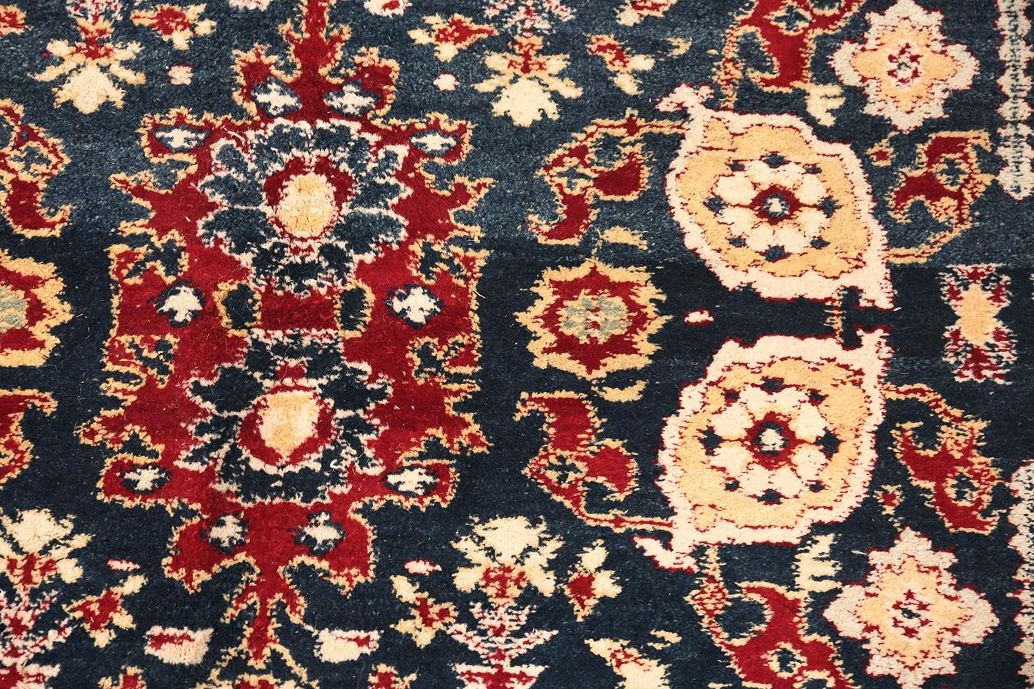 Hand-Knotted Antique Indian Agra Rug. 5 ft x 7 ft 6 in For Sale