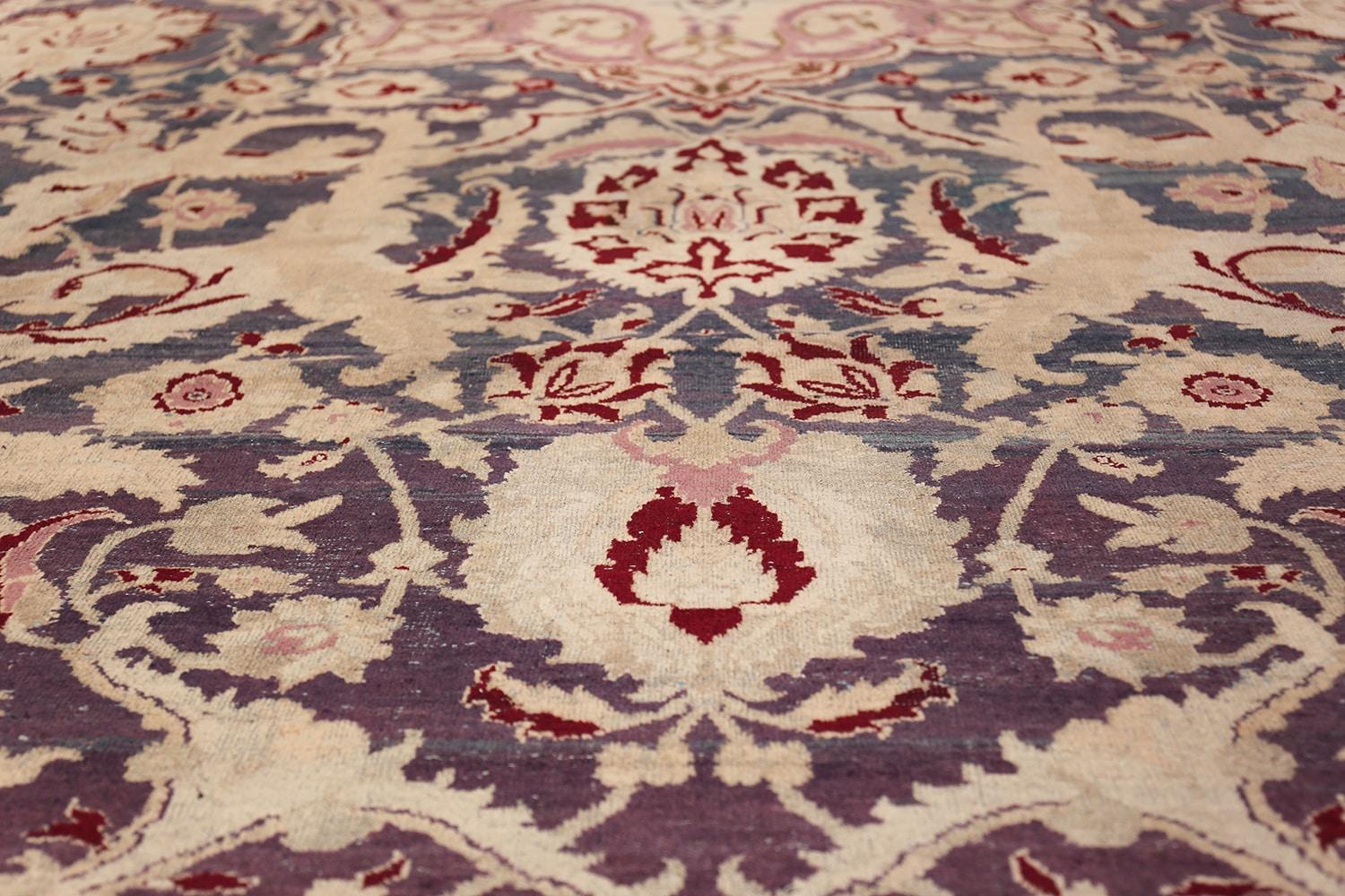 Antique Indian Agra Rug. Size: 14 ft x 20 ft 10 in For Sale 3