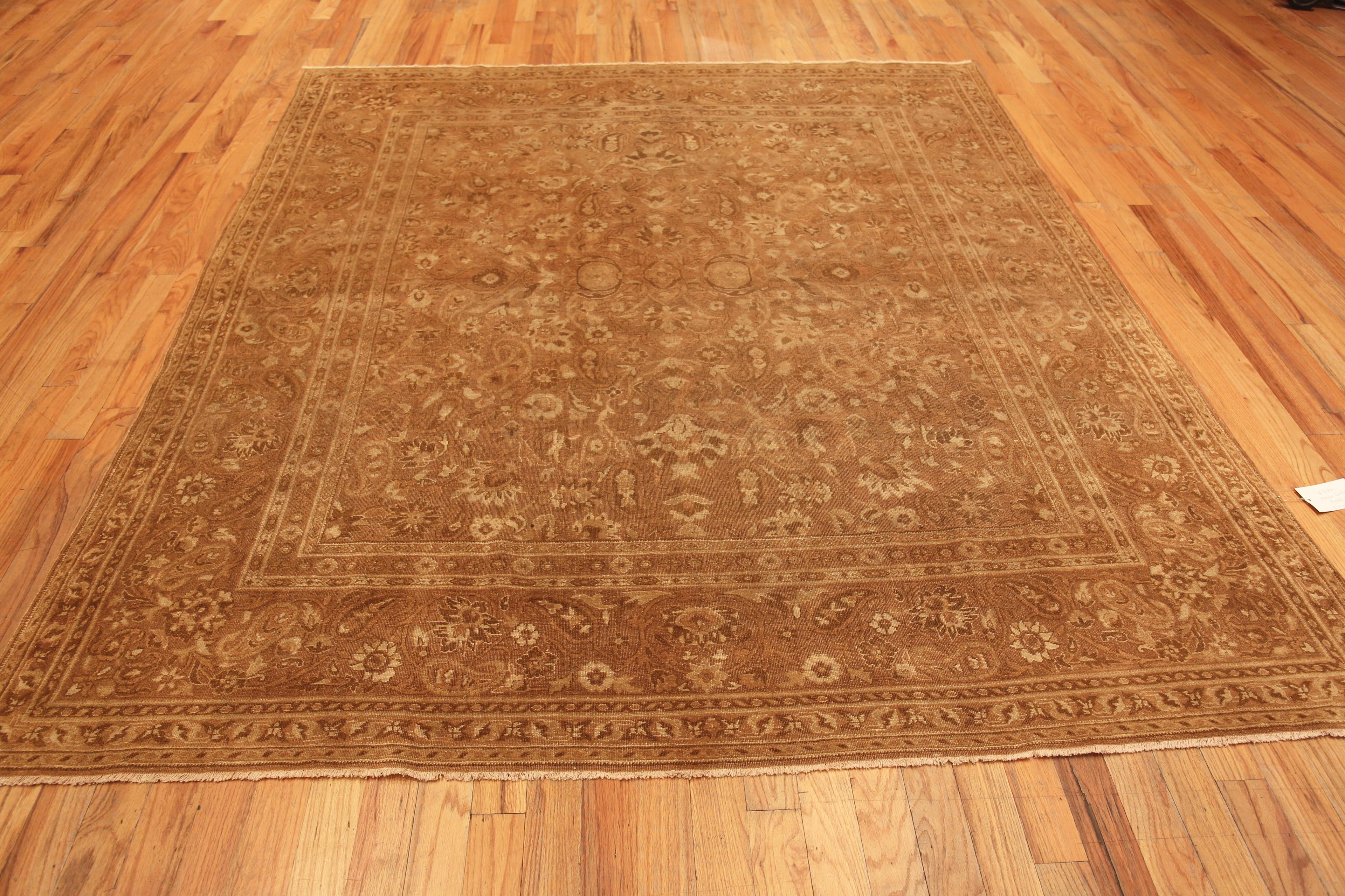 Antique Indian Amritsar Square Rug, Country of Origin: Indian Rugs, Circa date: 1900. Size: 7 ft 10 in x 8 ft 10 in (2.39 m x 2.69 m)