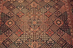 Nazmiyal Collection Antique Kashan Joshagan 4 ft 5 in x 6 ft 6 in