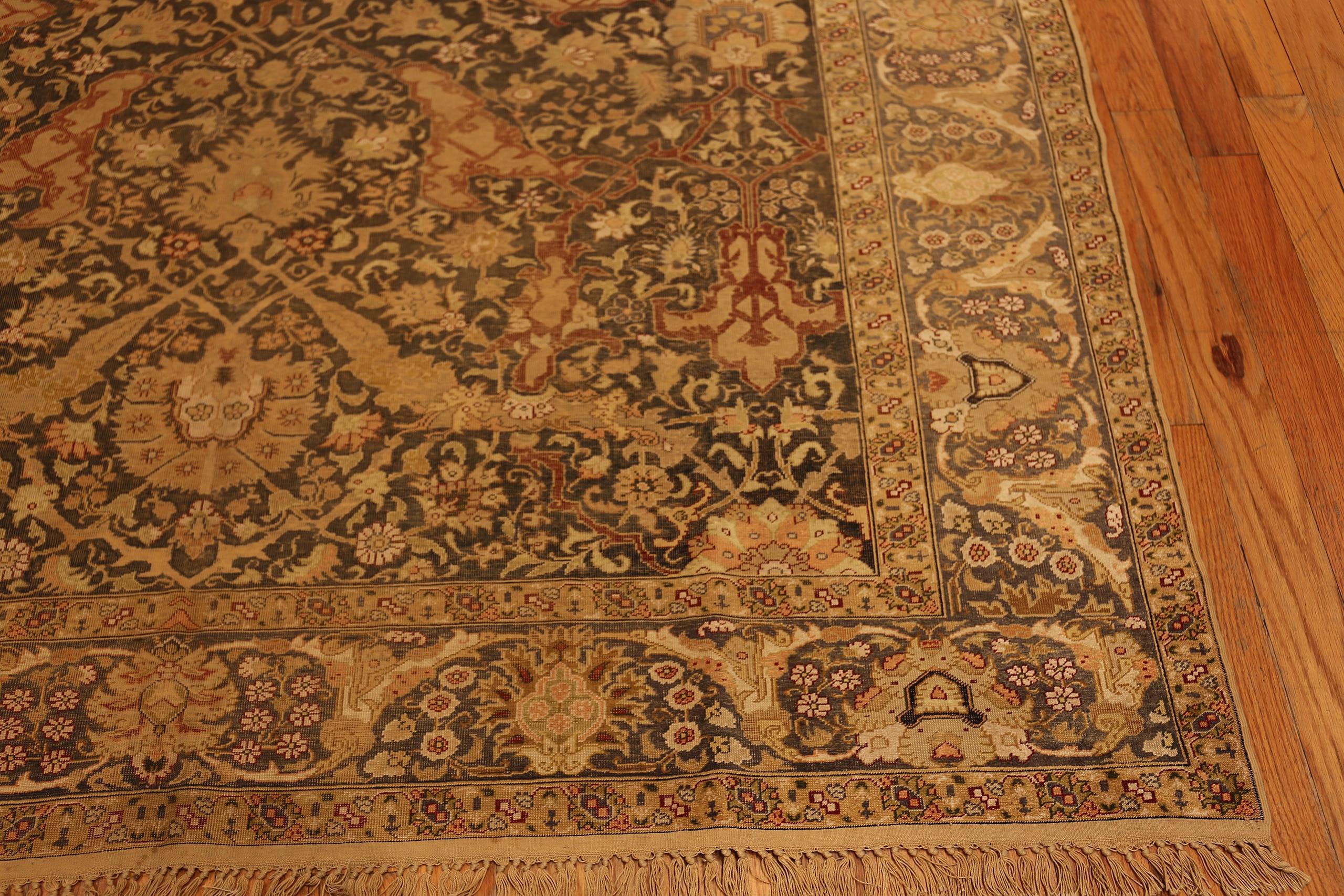 Nazmiyal Collection Antiker Kasseri Türkischer Teppich 6 ft 9 in x 10 ft (Oushak) im Angebot