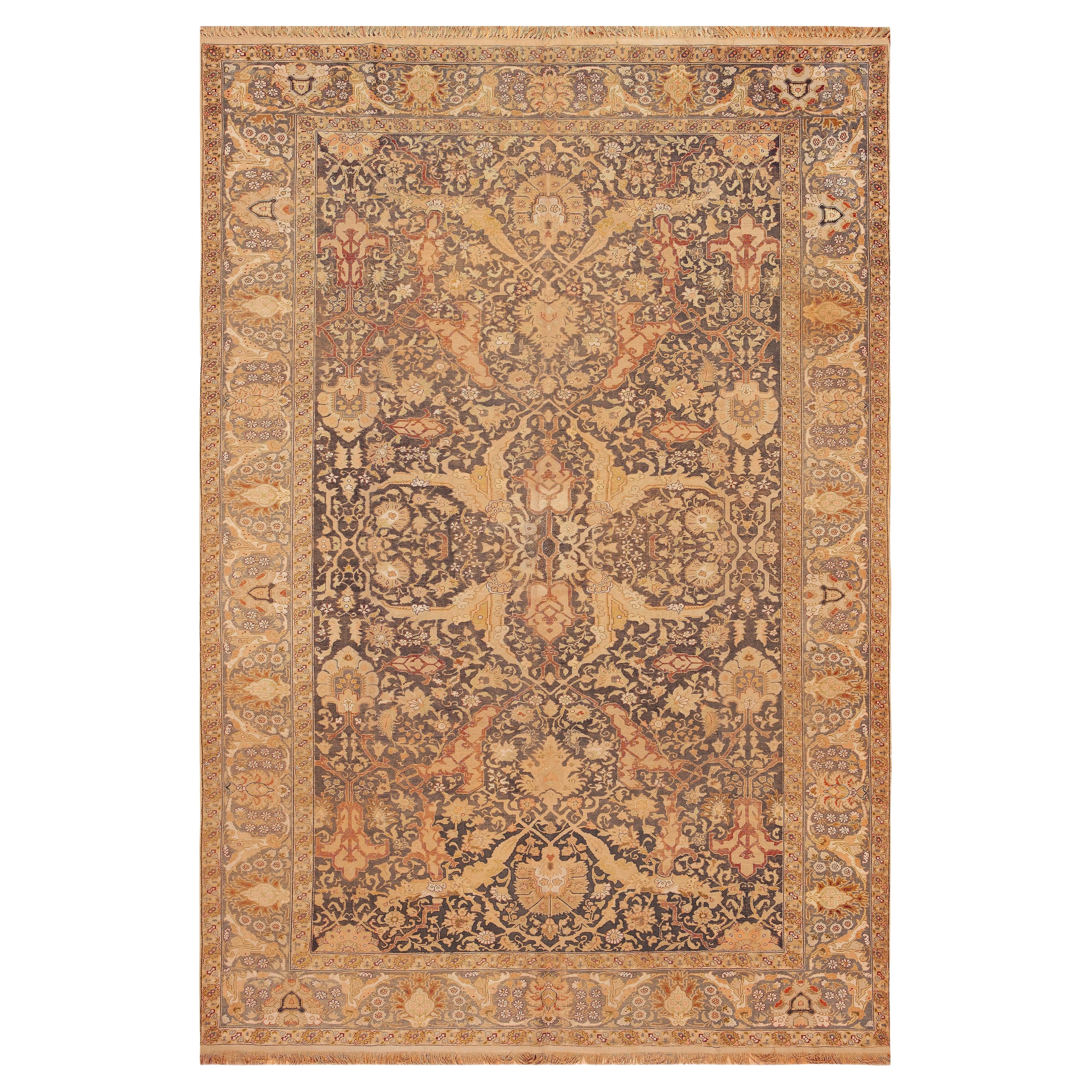 Nazmiyal Collection Antiker Kasseri Türkischer Teppich 6 ft 9 in x 10 ft