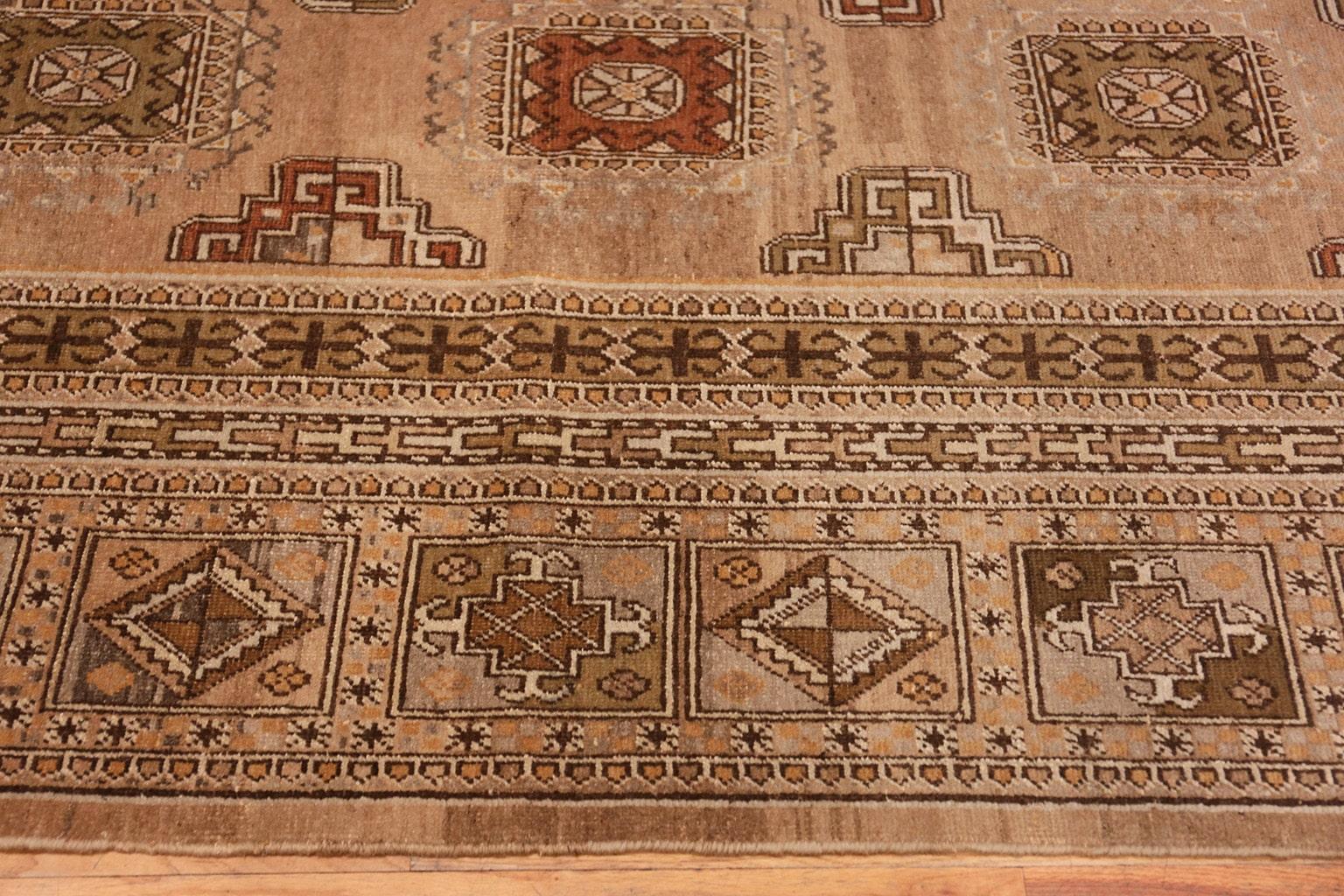 Turkmen Antique Khotan Carpet. Size: 9 ft x 17 ft 2 in For Sale