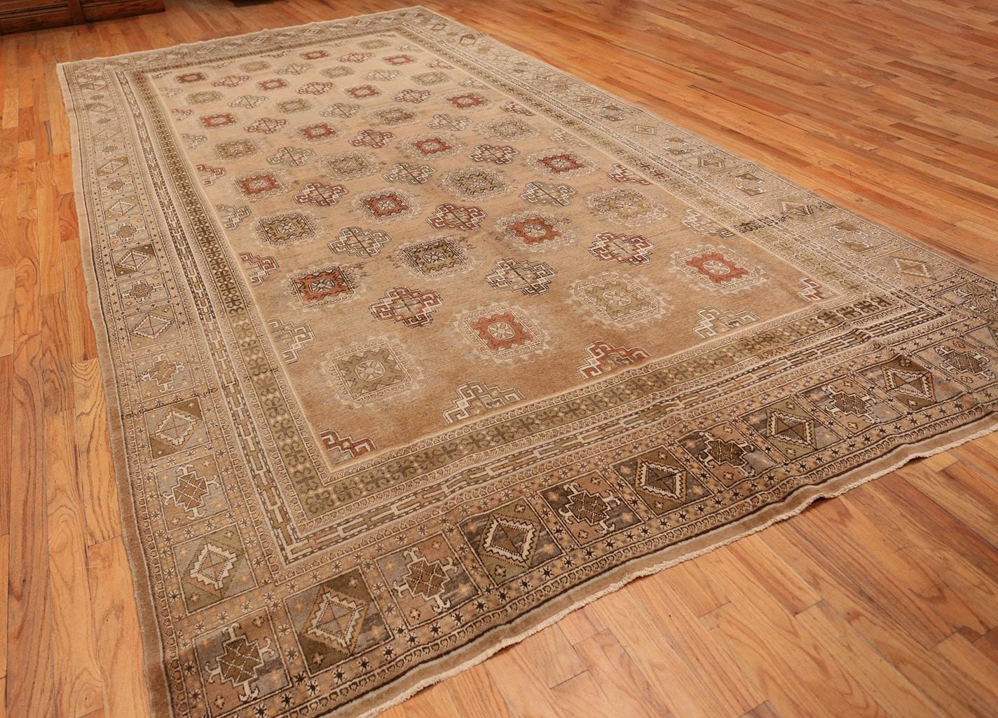 20th Century Antique Khotan Carpet. Size: 9 ft x 17 ft 2 in For Sale
