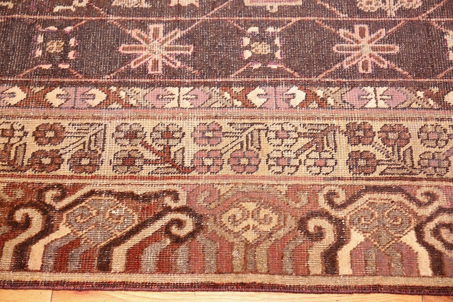 Antiker Khotan-Teppich. Größe: 5 ft 1 in x 10 ft 3 in  (Wolle) im Angebot