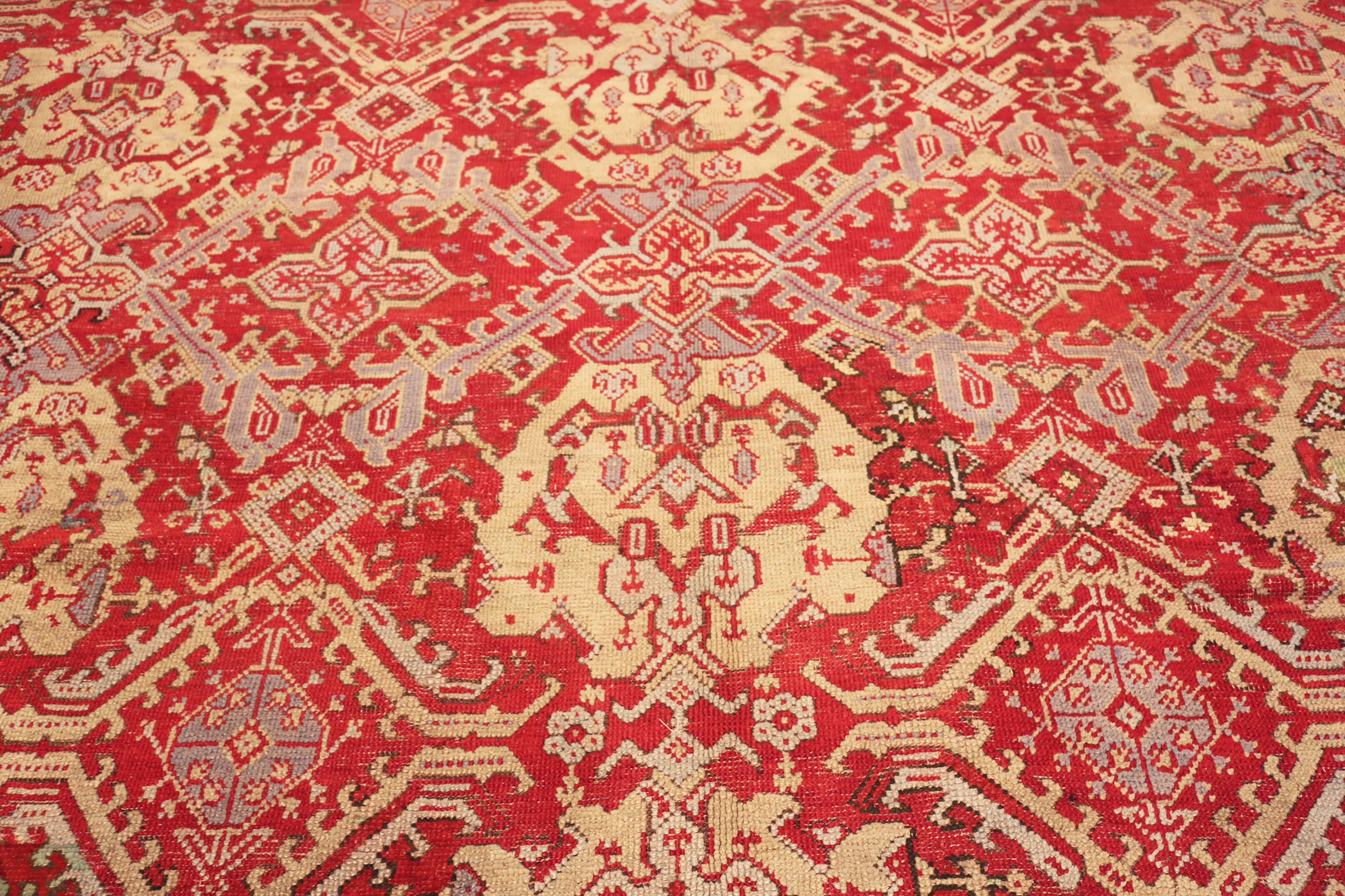 Nazmiyal Collection Tappeto Oushak Turco Antico Grande 16 ft 5 in x 15 ft 9 in In condizioni buone in vendita a New York, NY